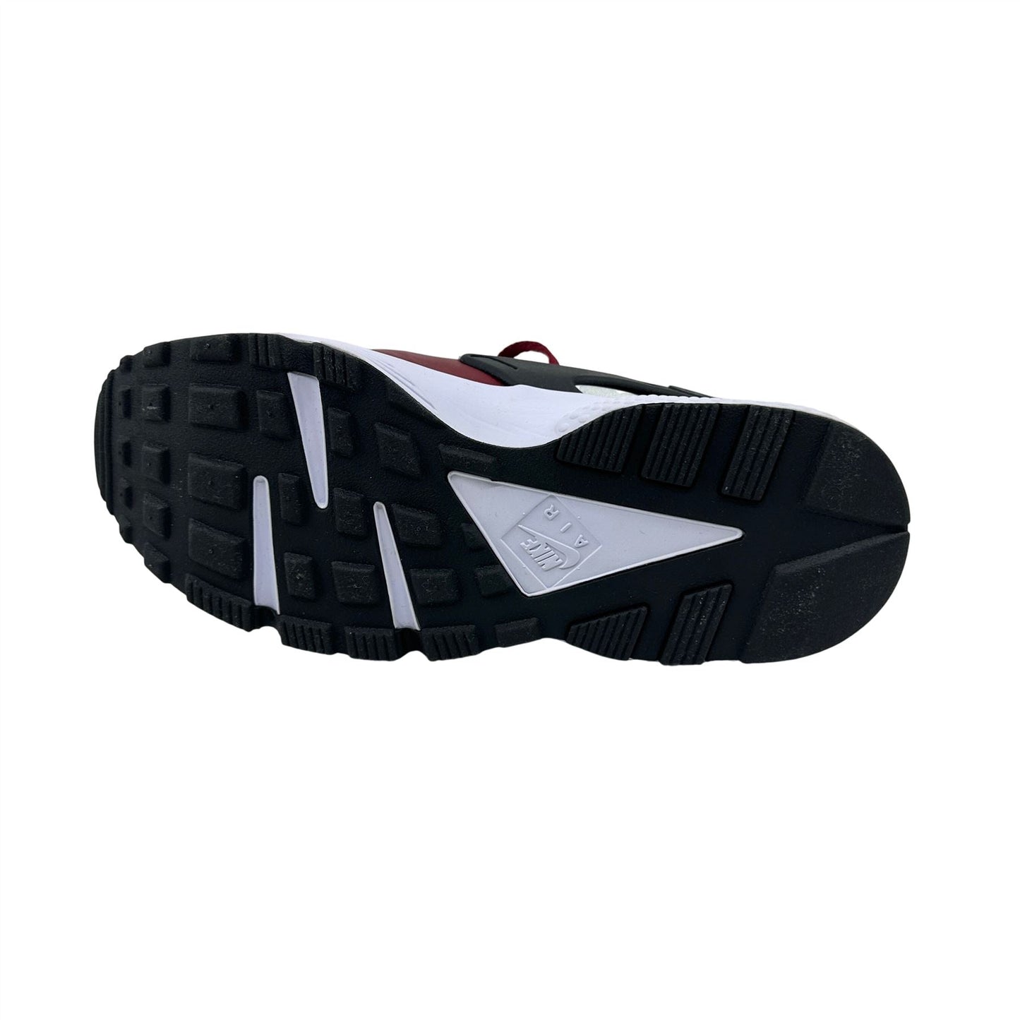 Nike Air Huarache Team Red Black Platinum Mens Size 9 Athletic Sneaker
