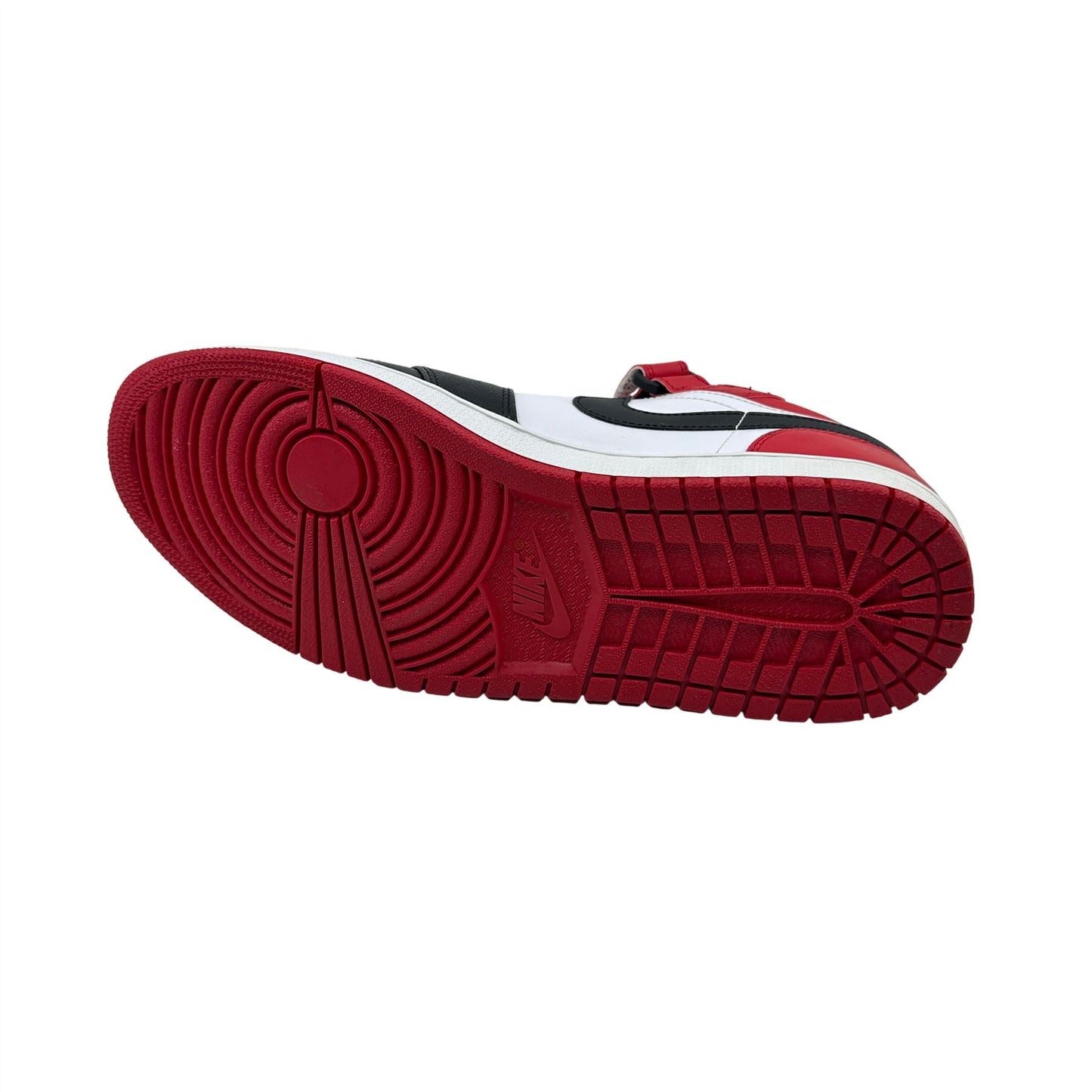 Jordan 1 Strap Low White Black Gym Red Mens Athletic Bred Sneaker