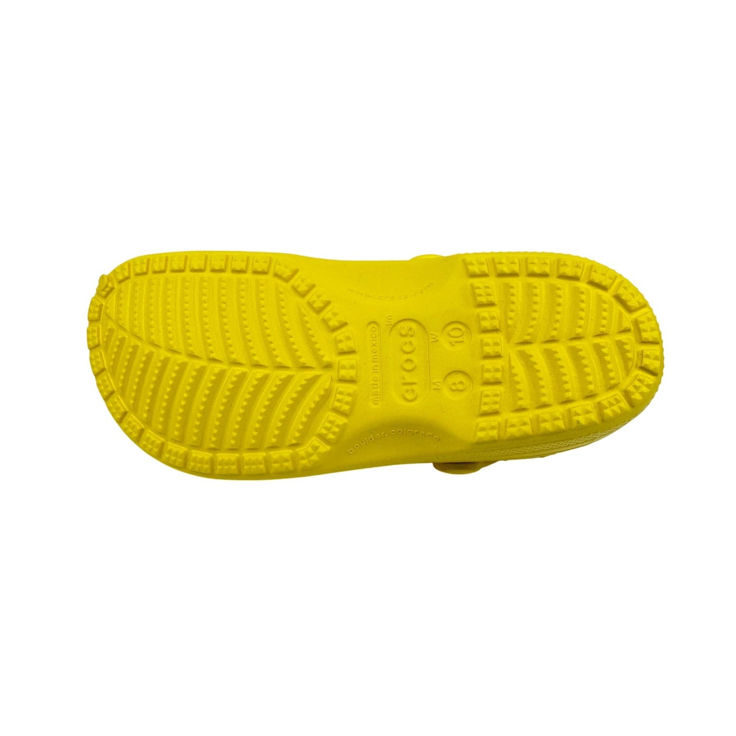 Crocs Classic Lemon Yellow Womens Sandal Clog