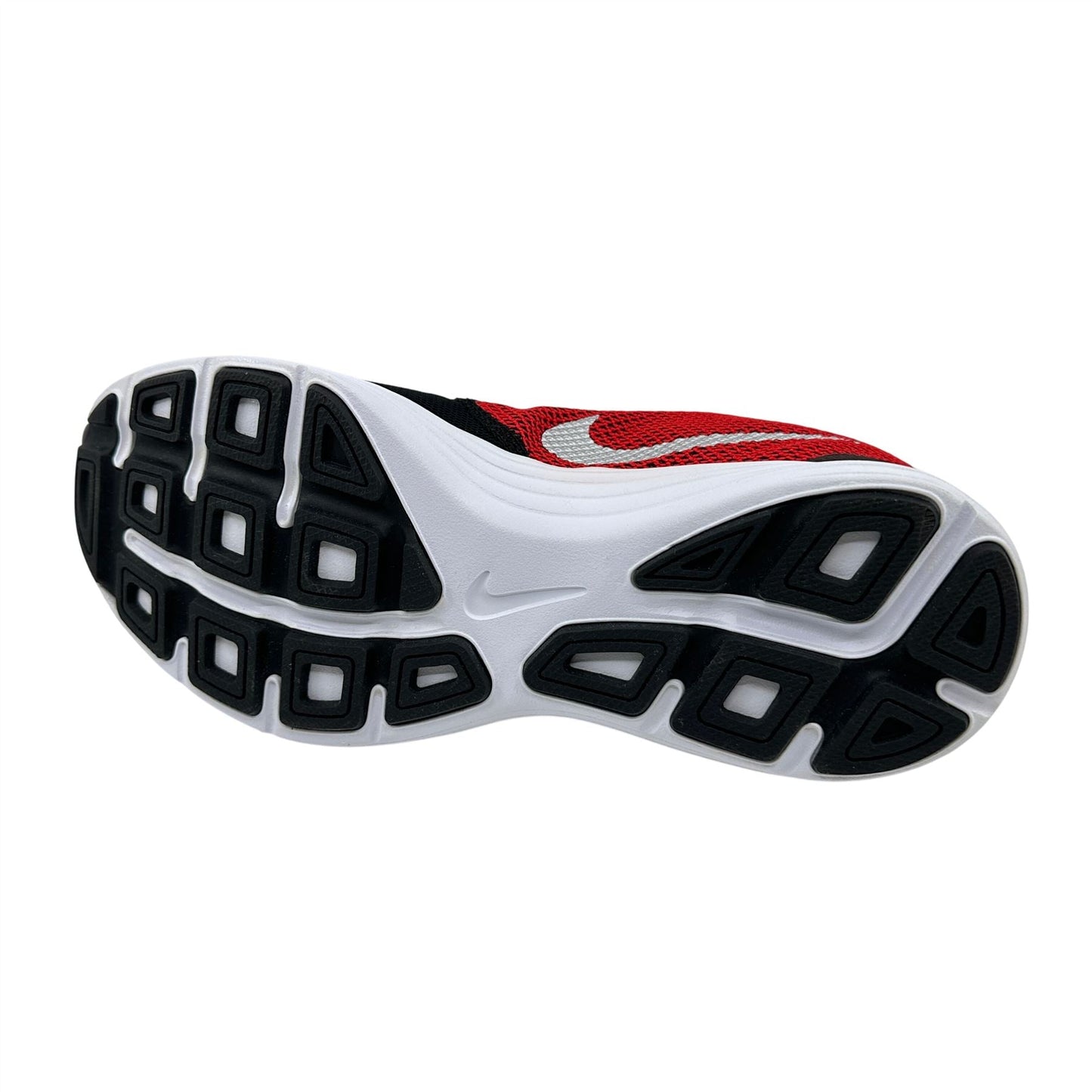 Nike Revolution 3 University Red Metallic Silver Mens Extra Wide Sneaker