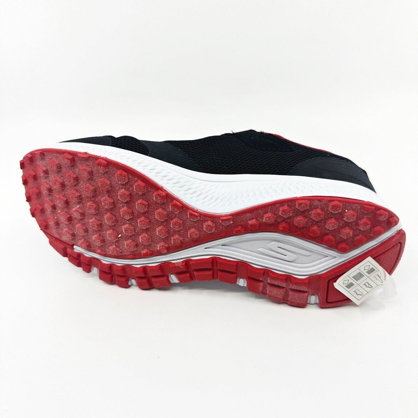 Skechers Go Run Consistent Sonic Break Black Red Kids Sneakers