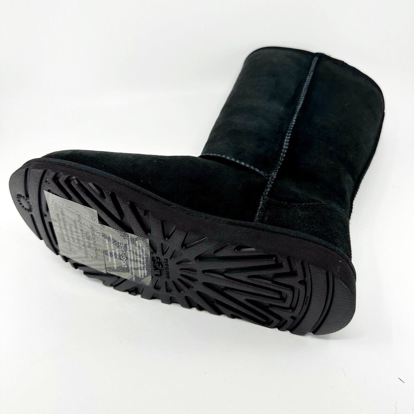 UGG Classic Tall Black Kids Girls Suede Sheepskin Boots 5229 BLK