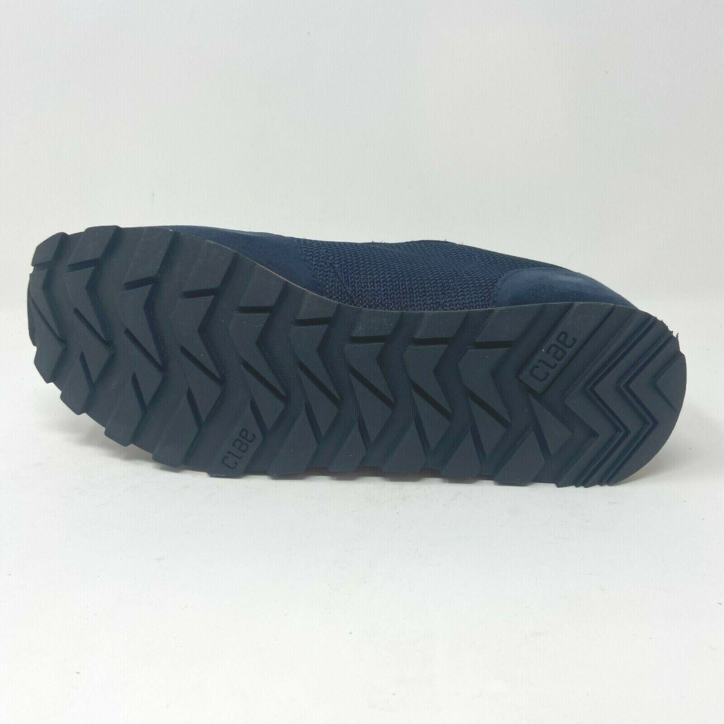 Clae Hayward Deep Navy Waxed Suede Mens Premium Casual Sneakers