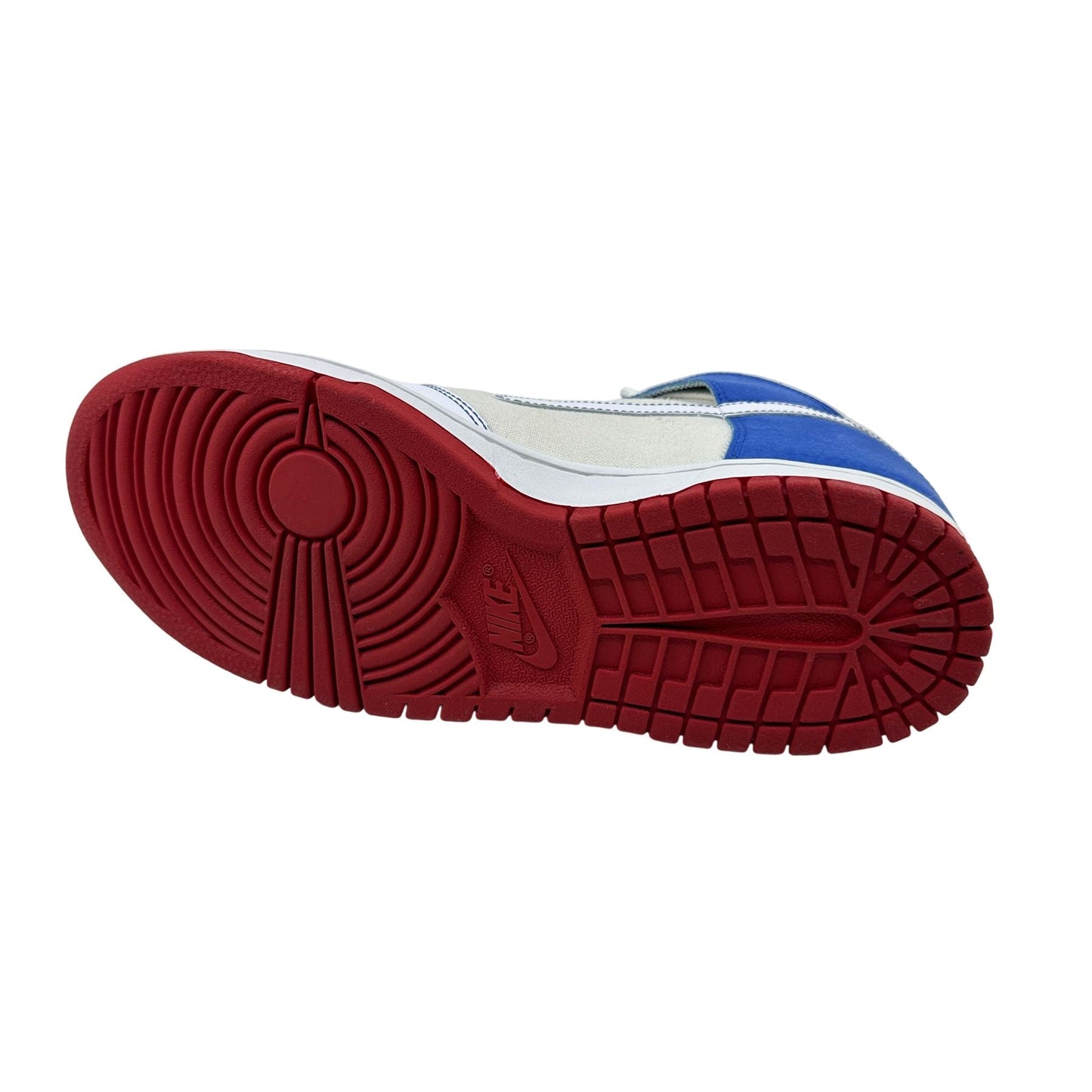 Nike Dunk High White Blue Red Womens Athletic Sneaker