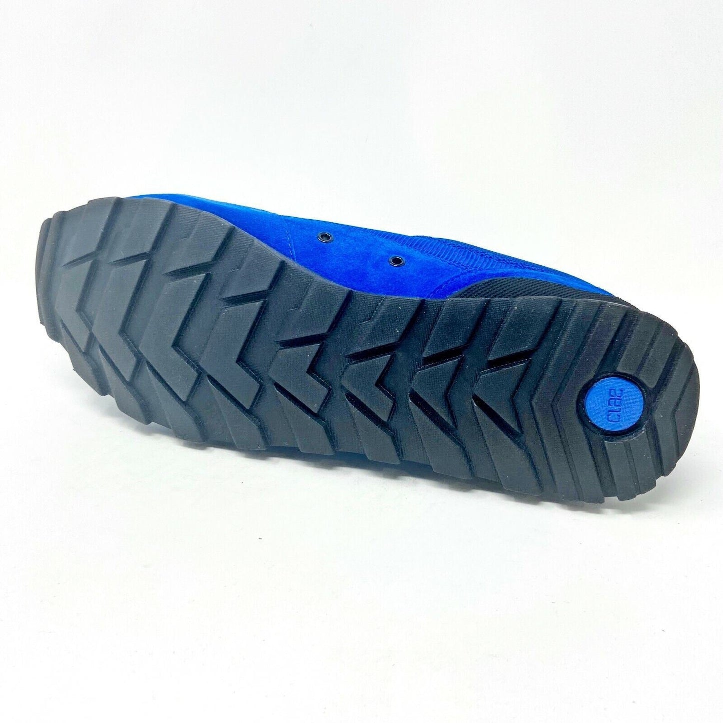 Clae Hoffman Royal Blue Suede Mesh Mens Casual Sneakers