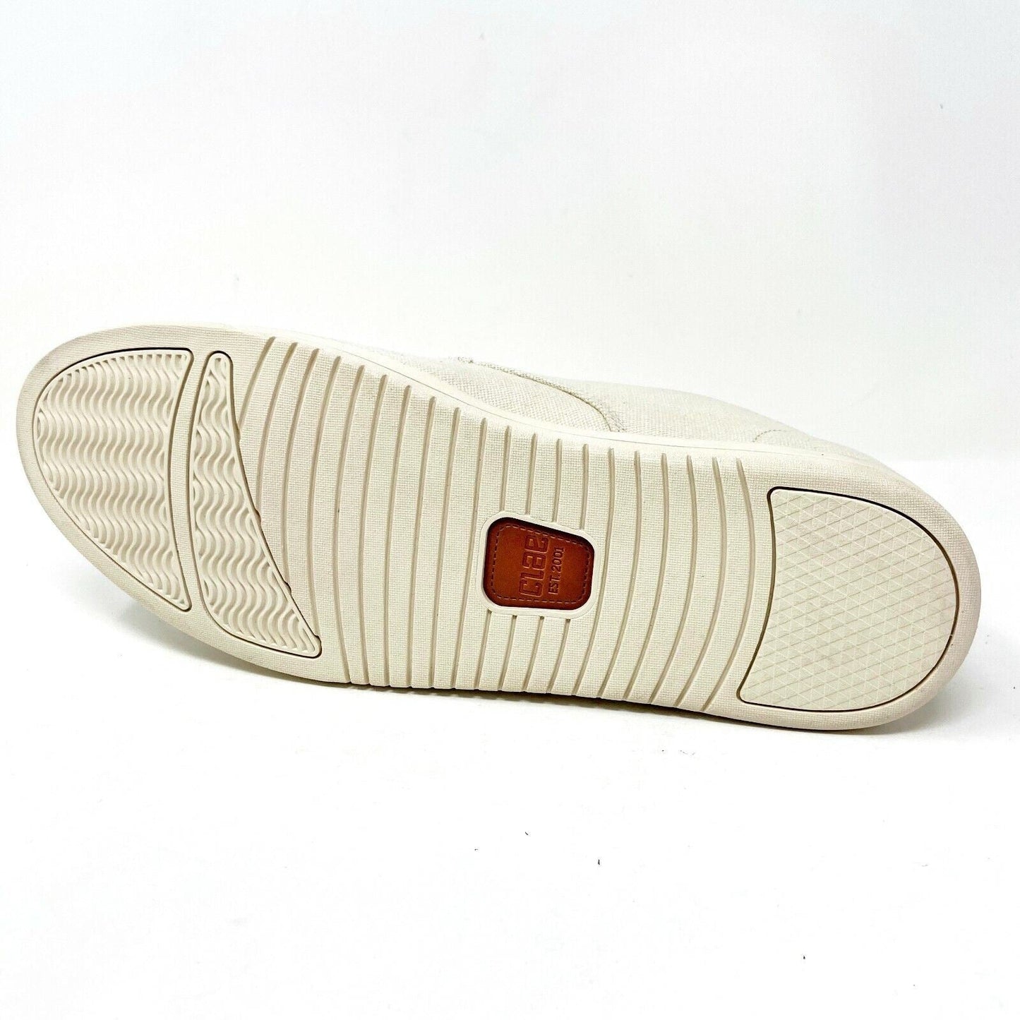 Clae Ellington Textile Natural Canvas Mens Size 7 Premium Sneakers