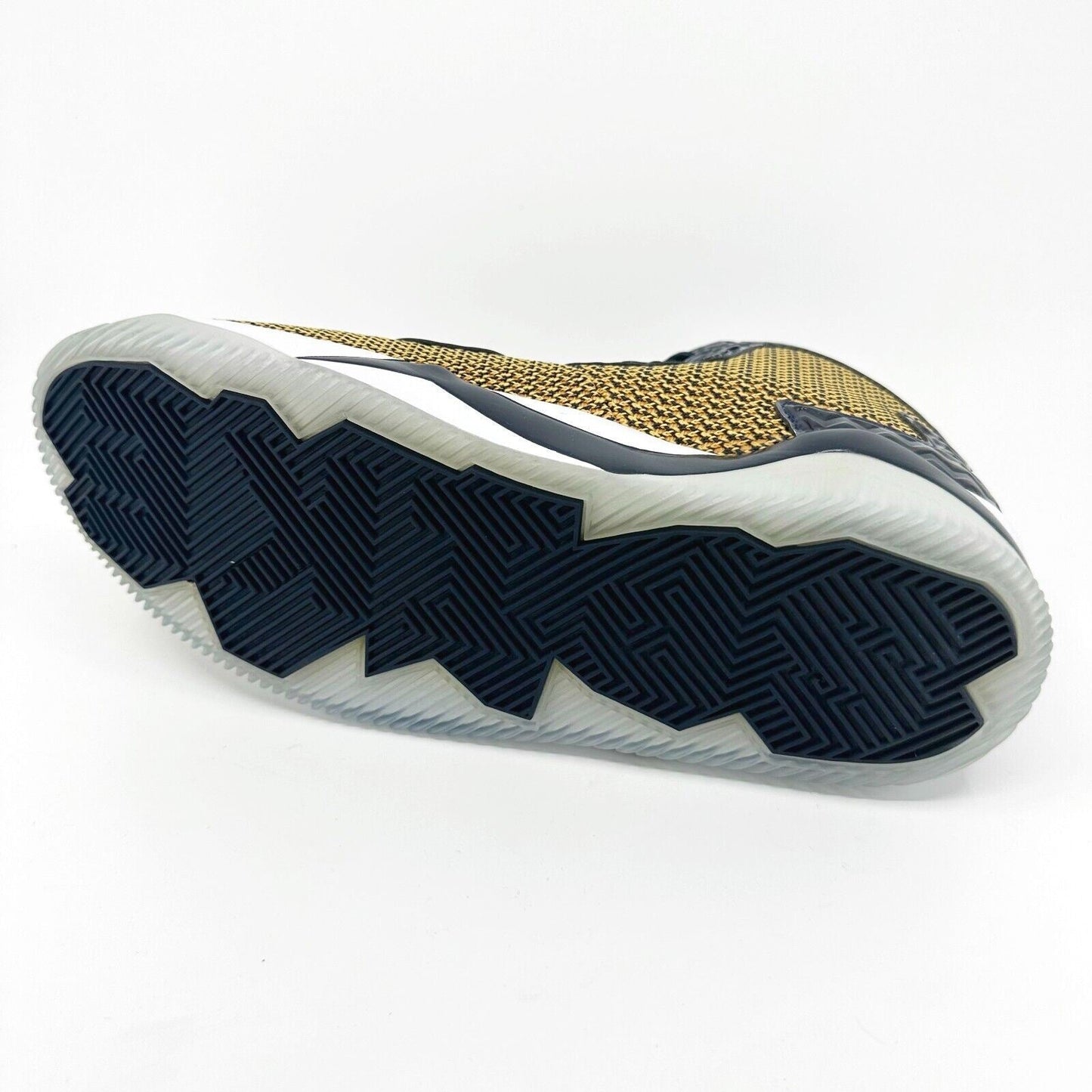 Jordan Spike Forty Gold Leaf White Midnight Navy Mens Sneakers 819952 706