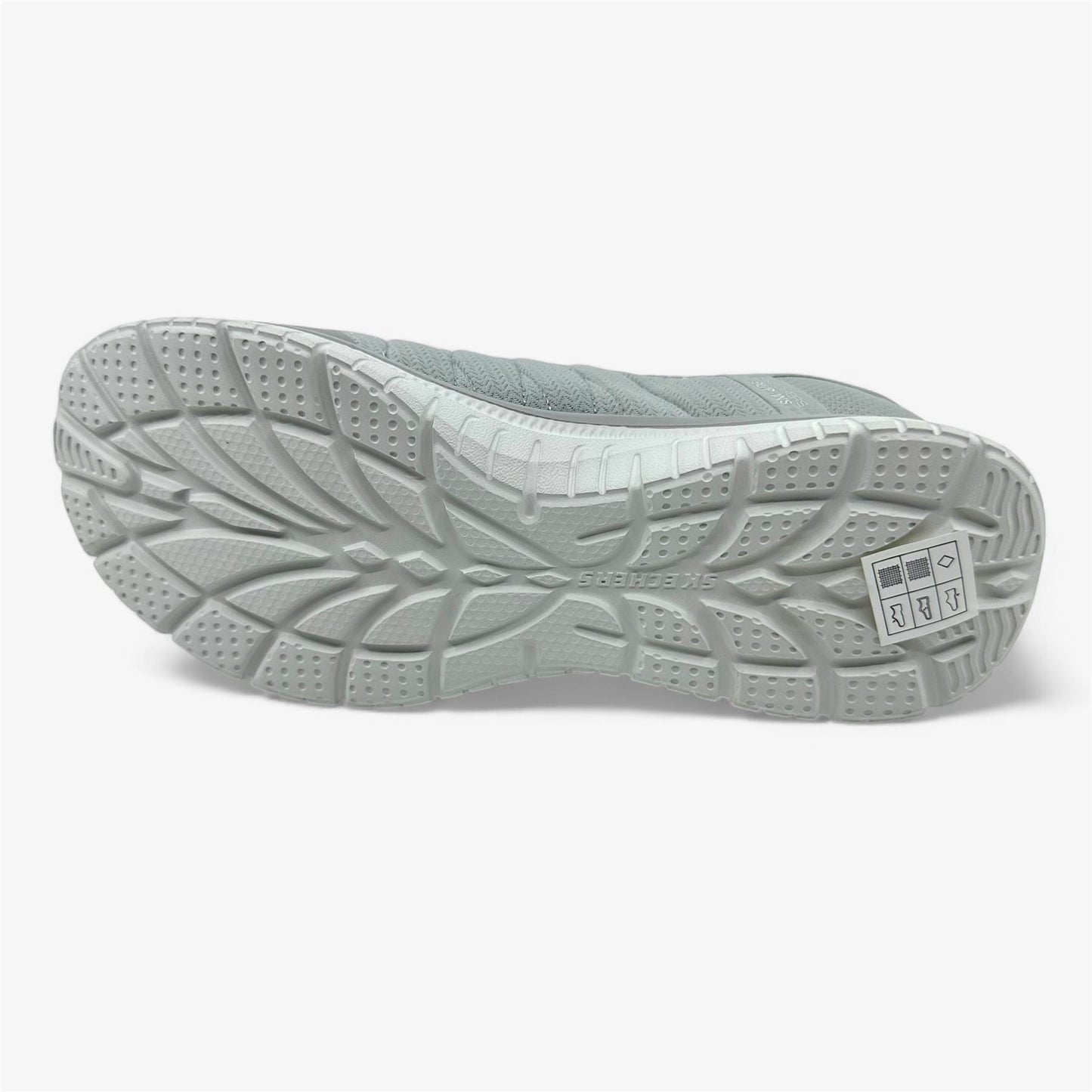 Skechers Virtue Glow Gray Womens Athletic Sneaker