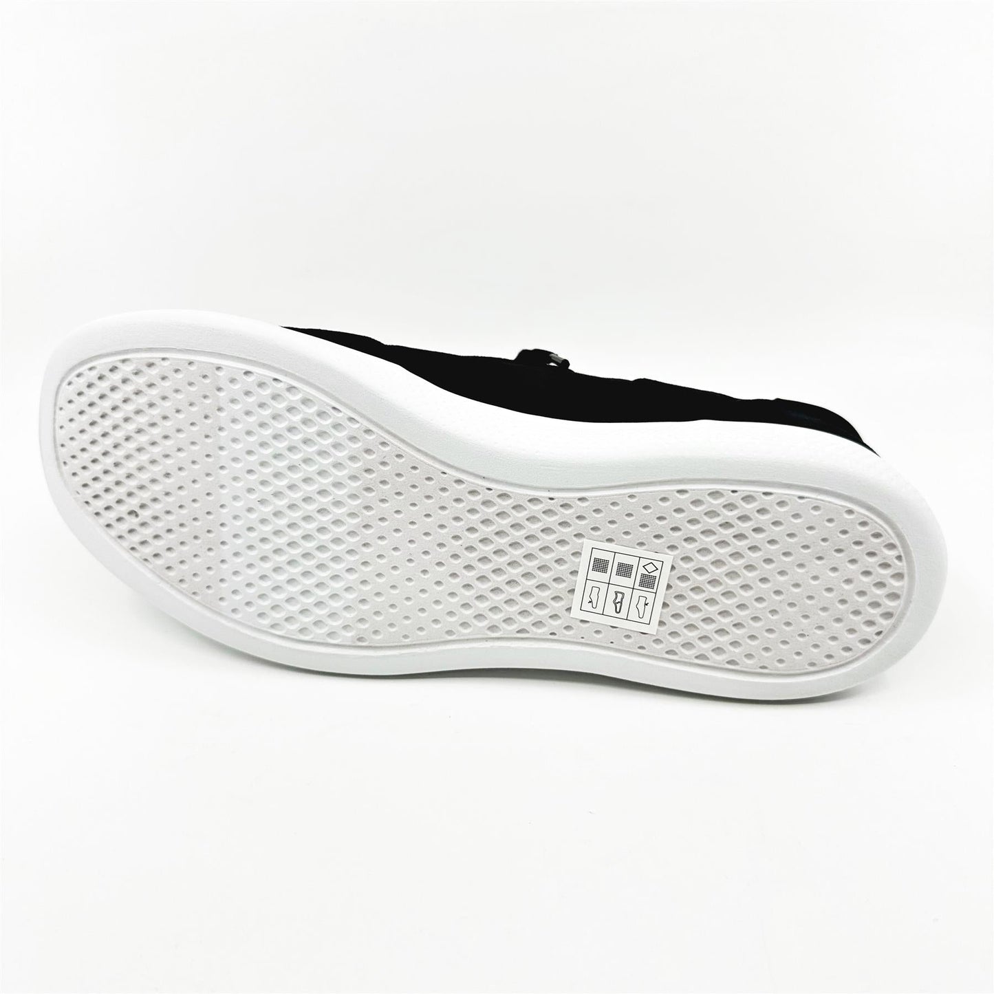 Skechers Bobs Skipper Keep It Sweet Black Womens Slip On Sneakers