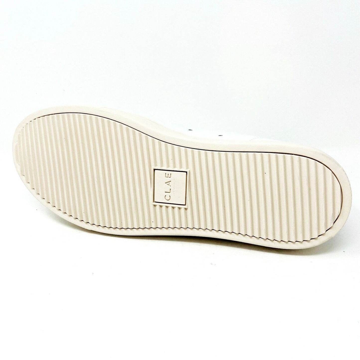 Clae Bradley Mid x Agnes B White Leather Mens Premium Casual Sneakers