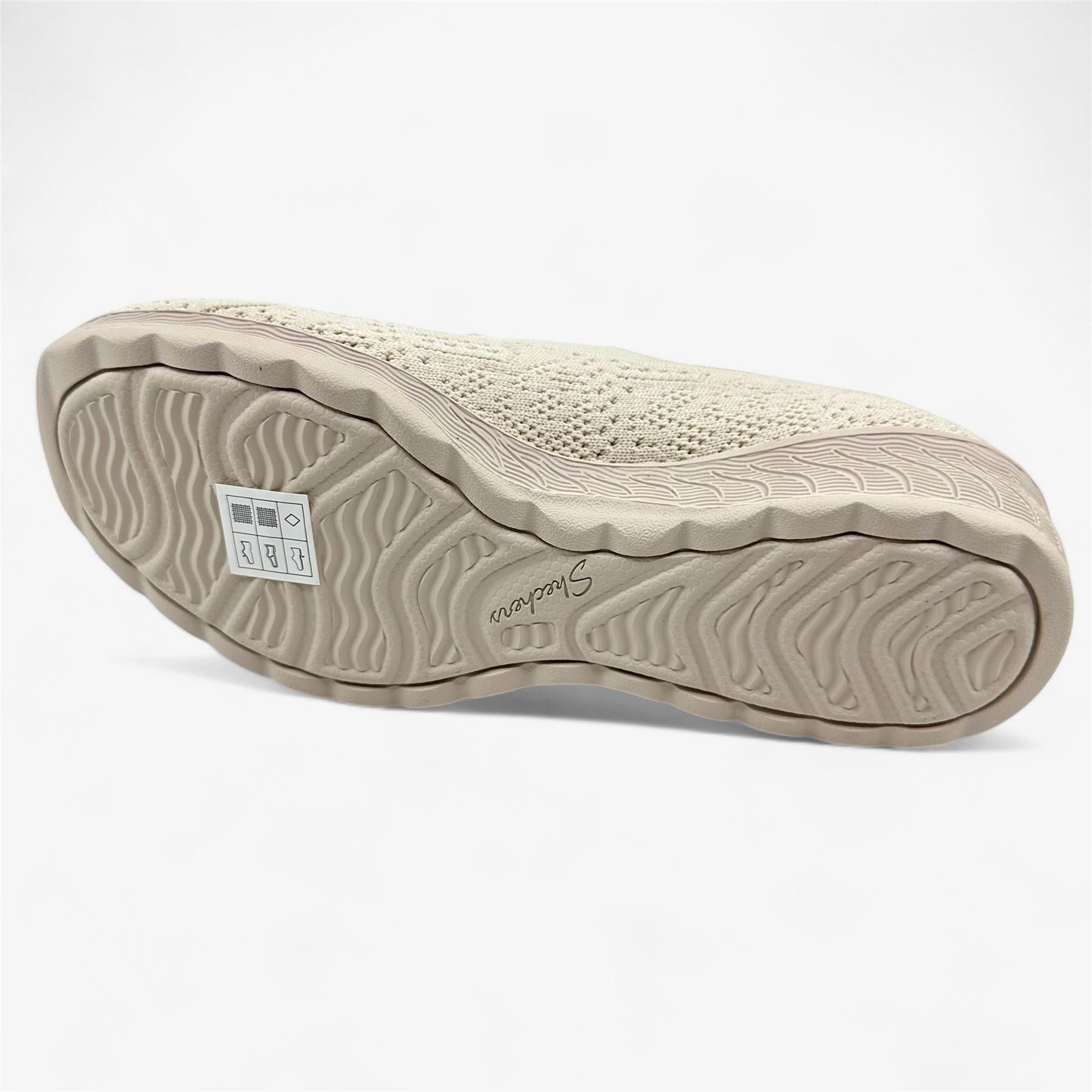 Skechers Up Lifted Its Fate Off White Womens Casual Relaxed Fit Slip-On