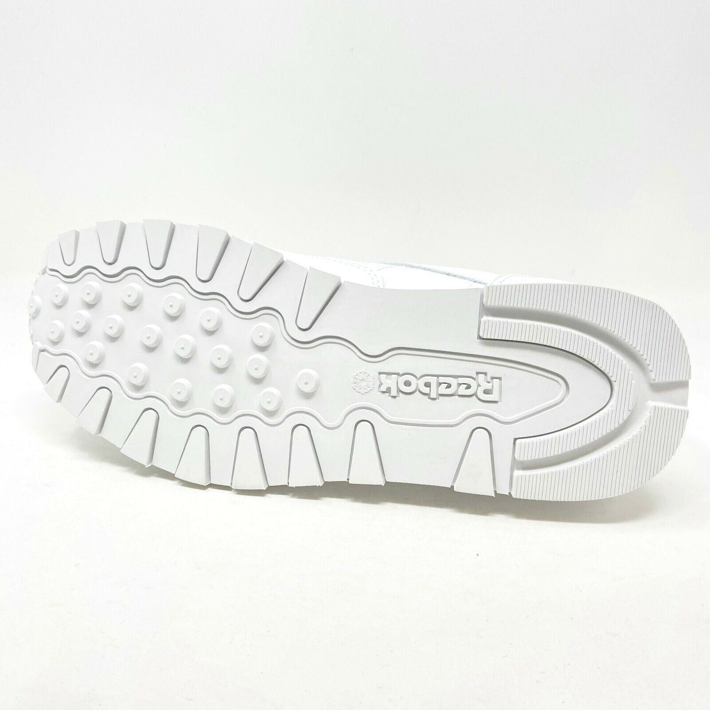 Reebok Classic Leather Triple White Grade School Kids Running Shoes J90139