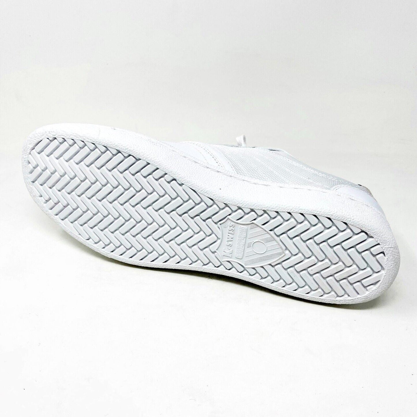 K-Swiss Ambassador Elite White Corporate Mens Size 9 Casual Sneakers 06992 113