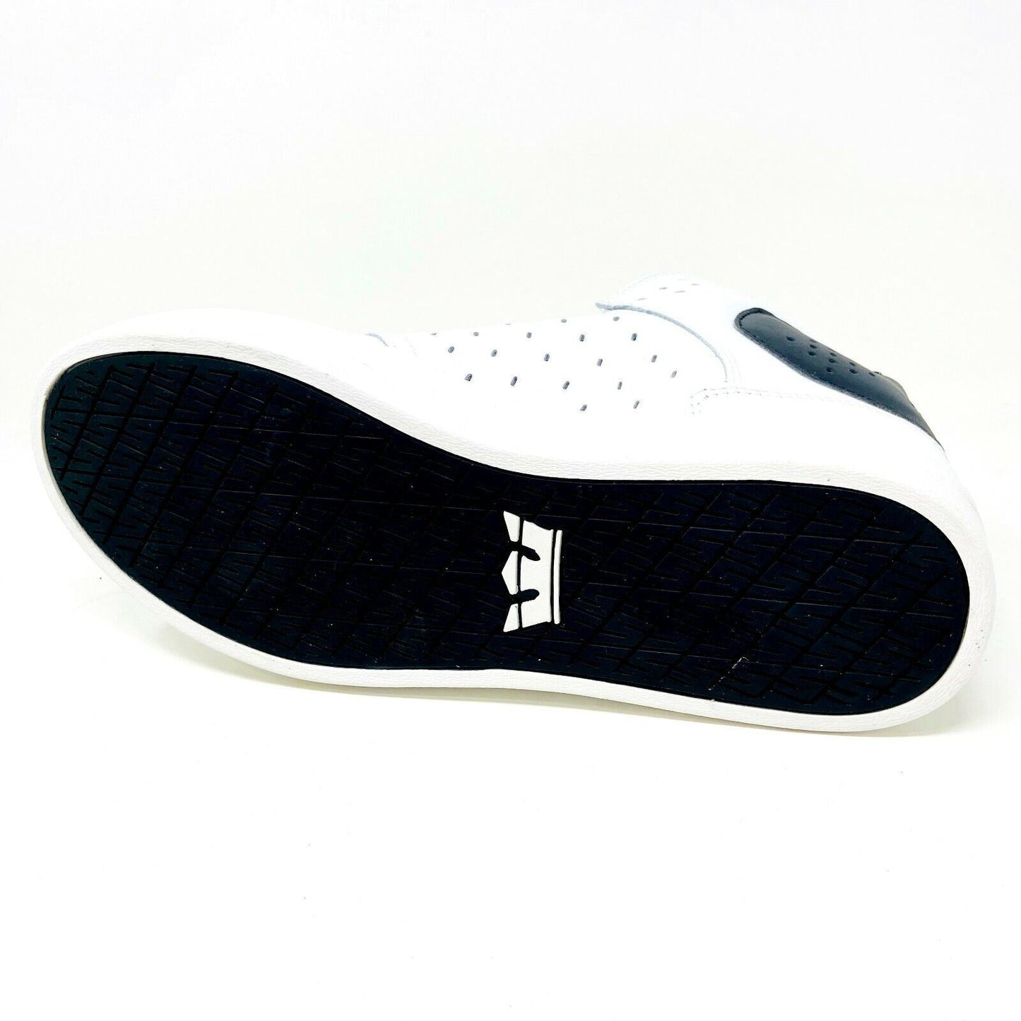 Supra Atom White Black Kids Size 5.5 Casual Sneakers SK91030