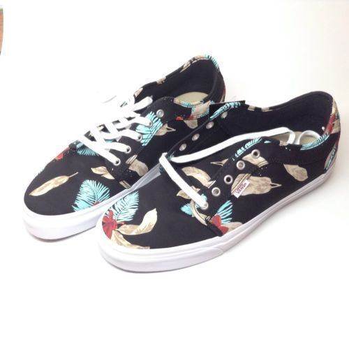 VANS Chukka Low (Aloha) Black UltraCush Mens Size 6.5 Skateboard Sneakers
