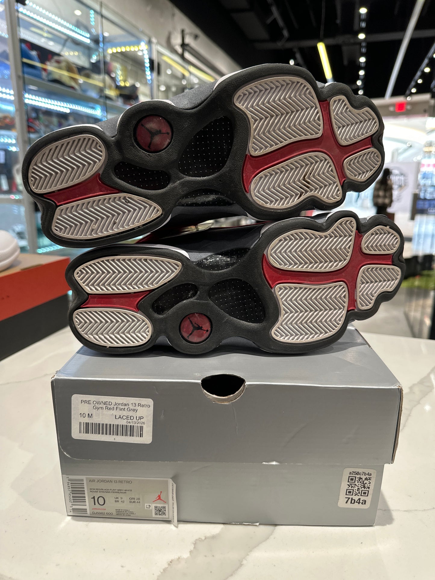 PRE OWNED Jordan 13 Retro Gym Red Flint Grey