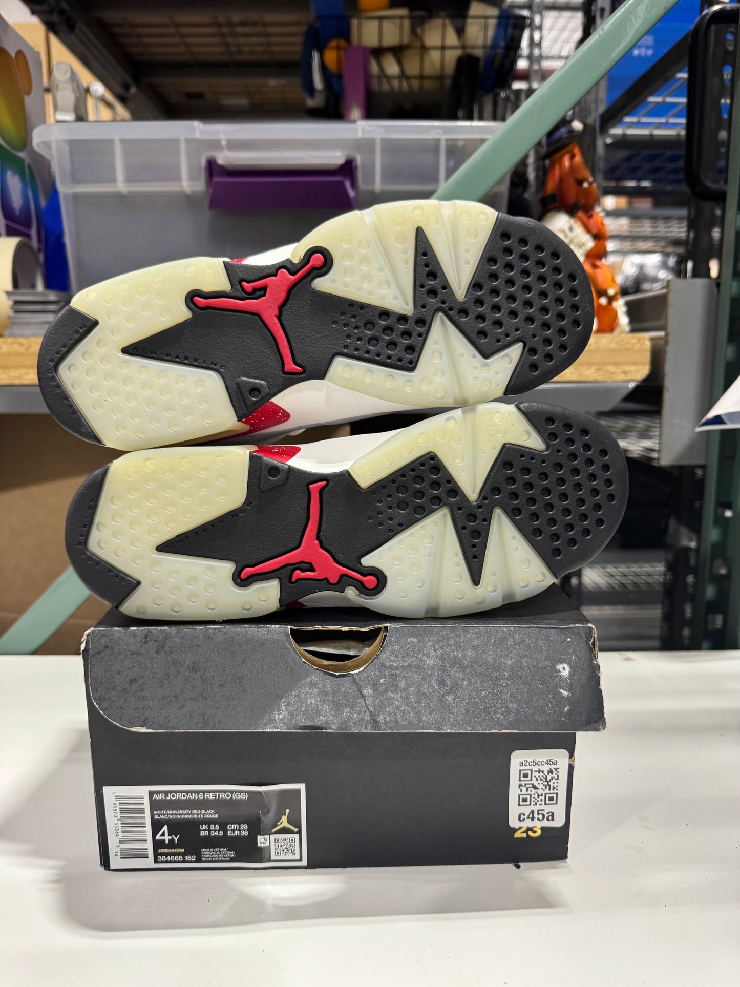 *Conditional* Jordan 6 Retro Red Oreo (GS)
