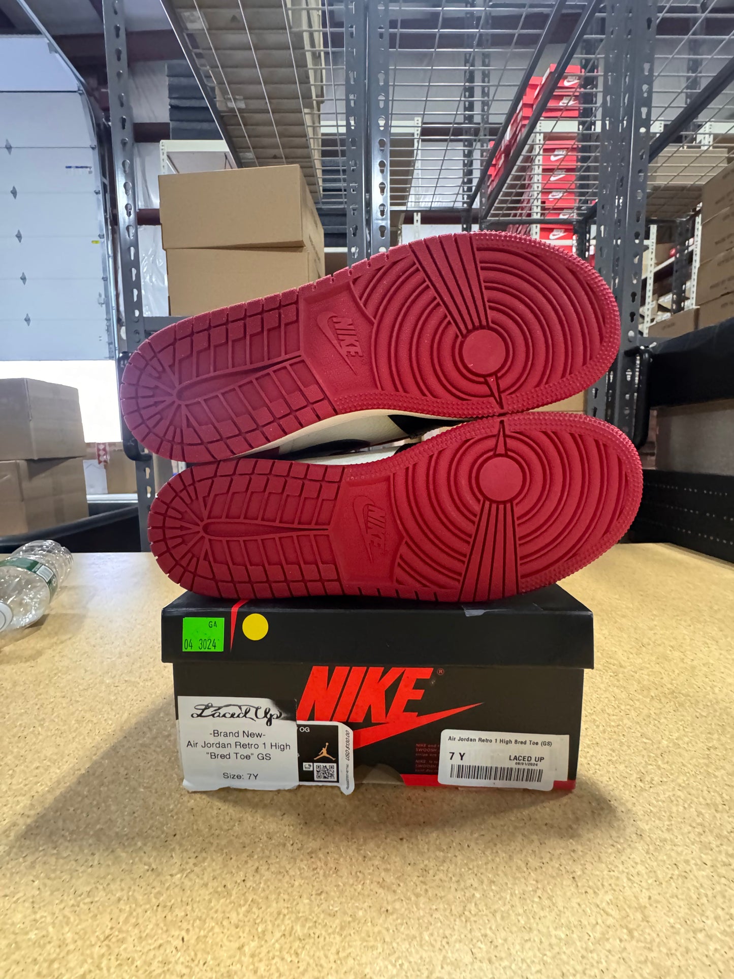 Air Jordan Retro 1 "Bred Toe" *Conditional* GS