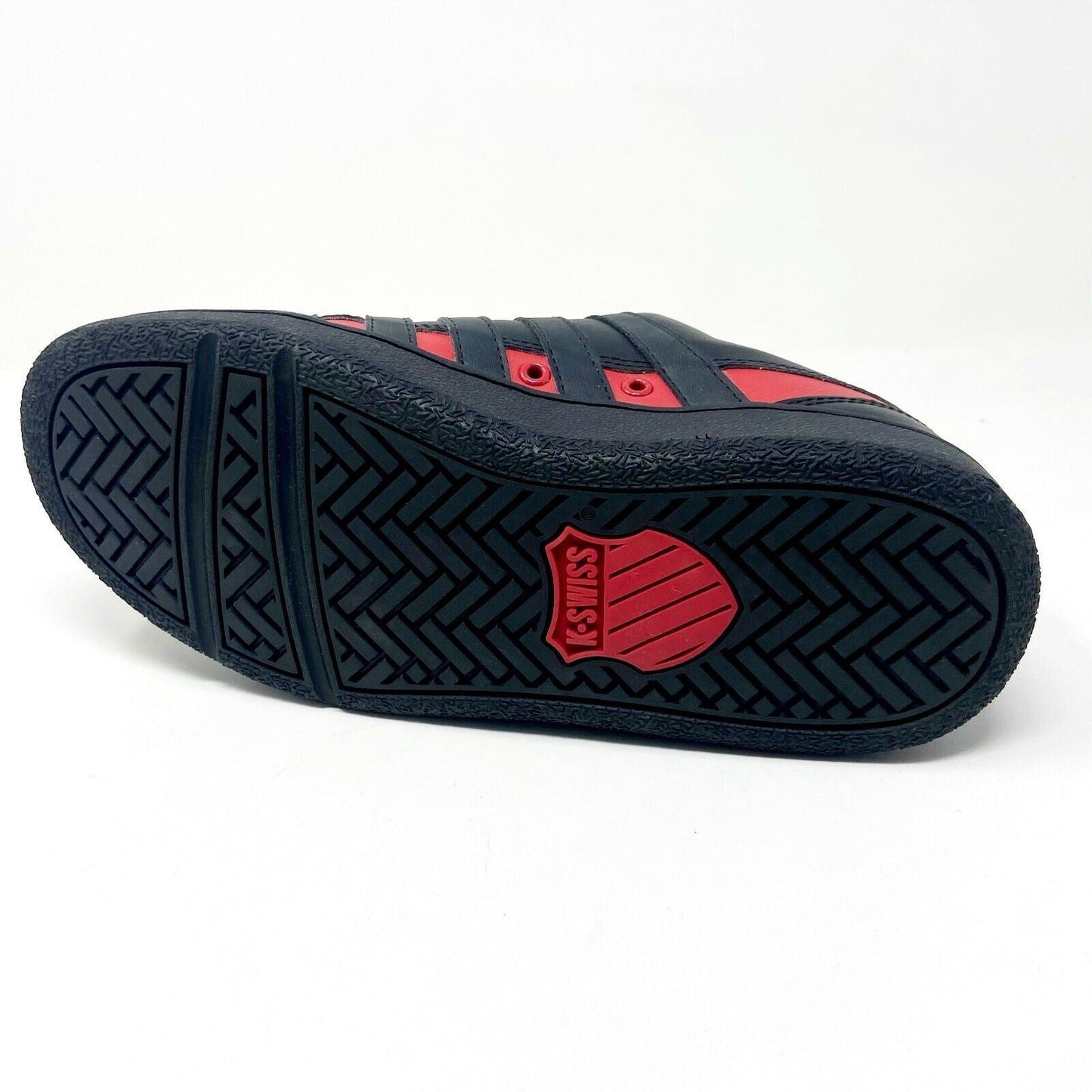 K-Swiss Ramli Black Red Child Kids Casual Sneakers 8485004