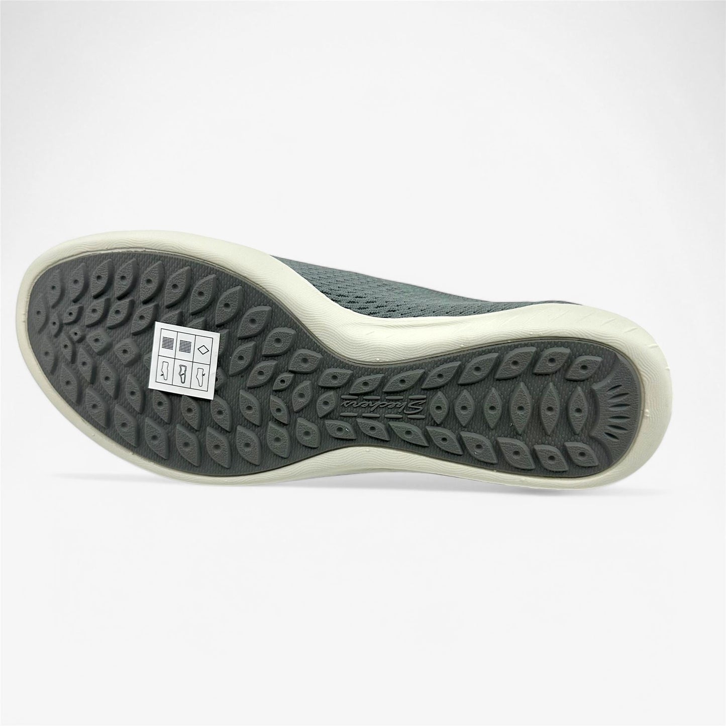 Skechers Newbury ST Starlight Stroll Gray Womens Casual Sneaker