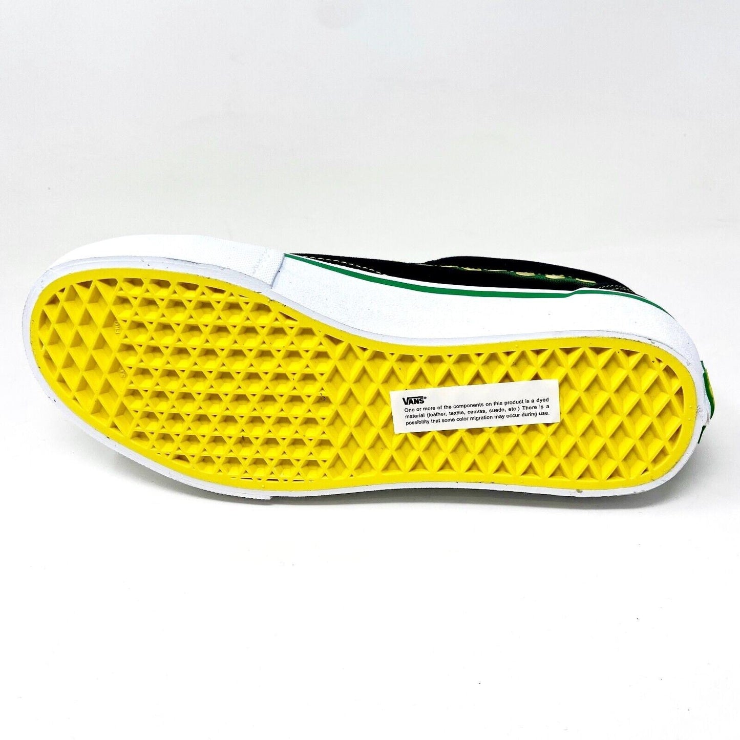 Vans Old Skool Pro (Shake Junt) Black White Green Womens Casual Shoes