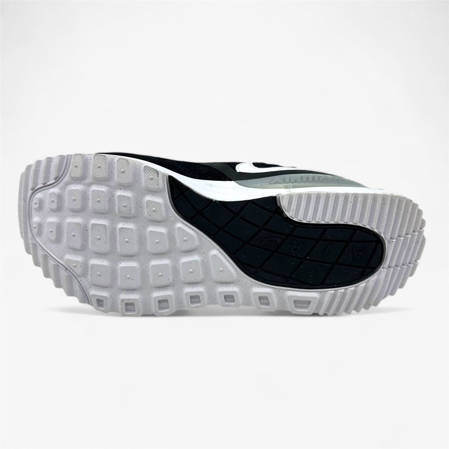 Nike Air Max System Black White Wolf Grey Mens Size 7.5 Athletic Sneaker