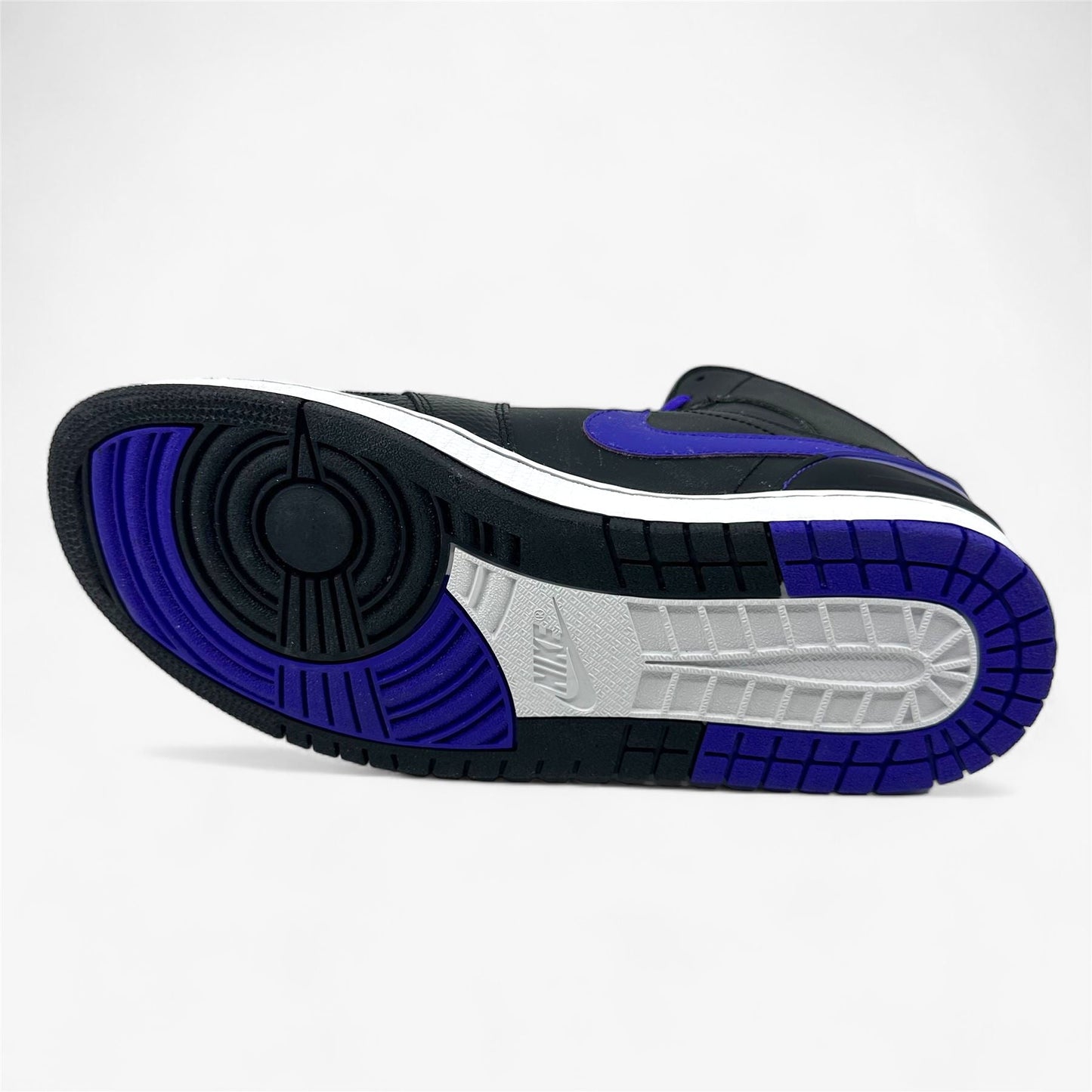 Jordan Air Jordan 1 Retro 86 Black Dark Concord White Mens Athletic Sneaker