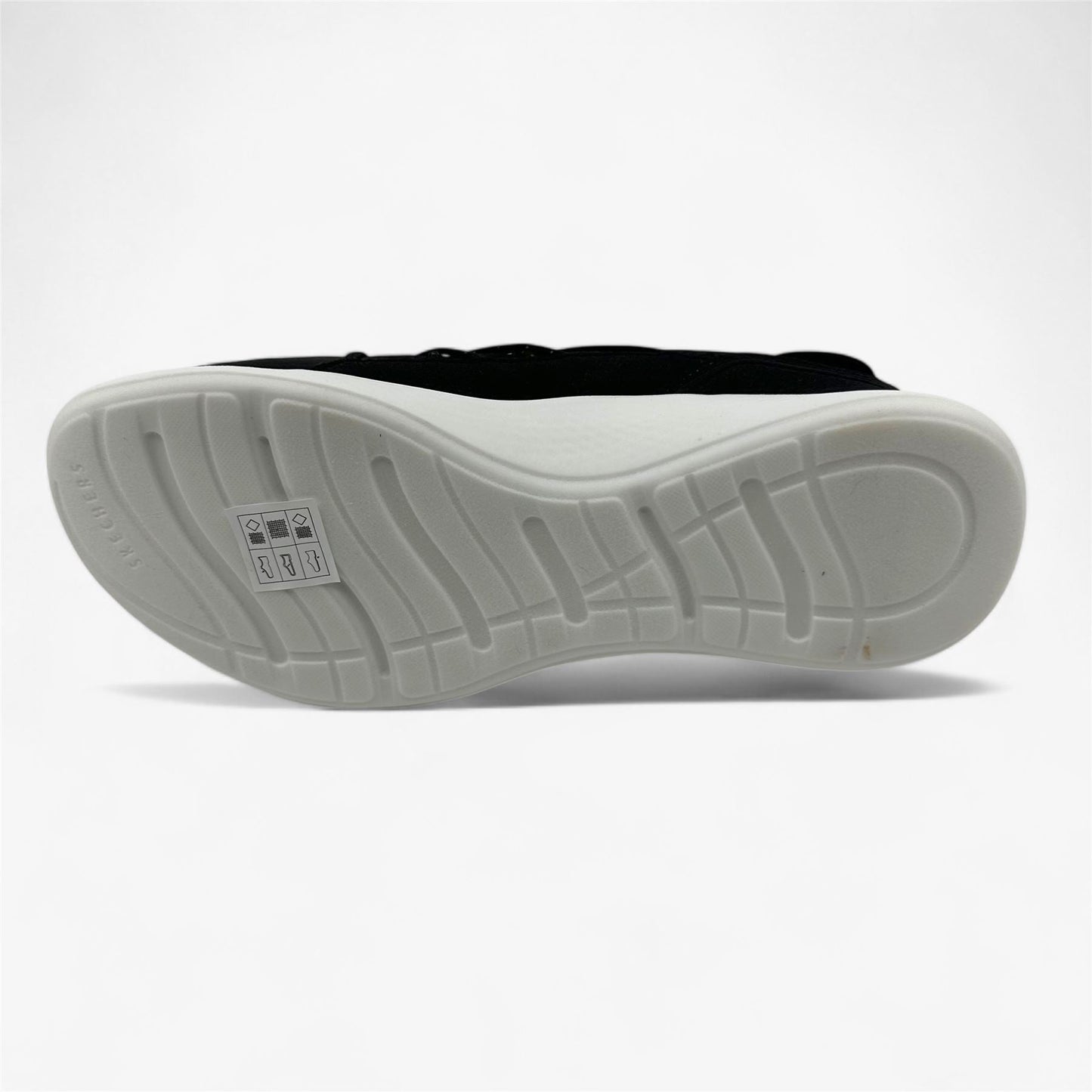 Skechers Vapor Foam Lite Revere Black Gray Womens Athletic Sneaker