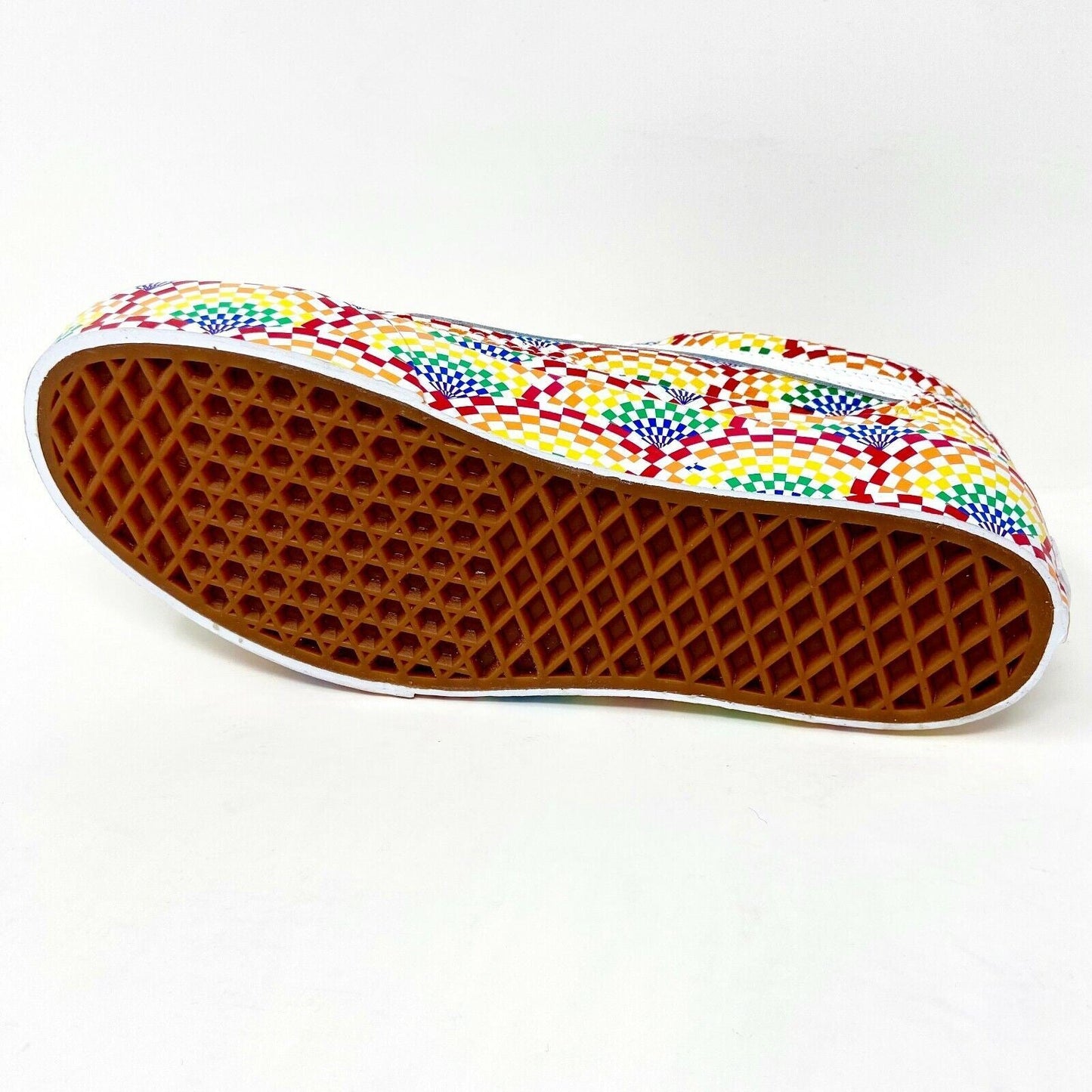 Vans Old Skool Platform (Pride) Multi True White Multi LGBTQ Womens Casual Shoes