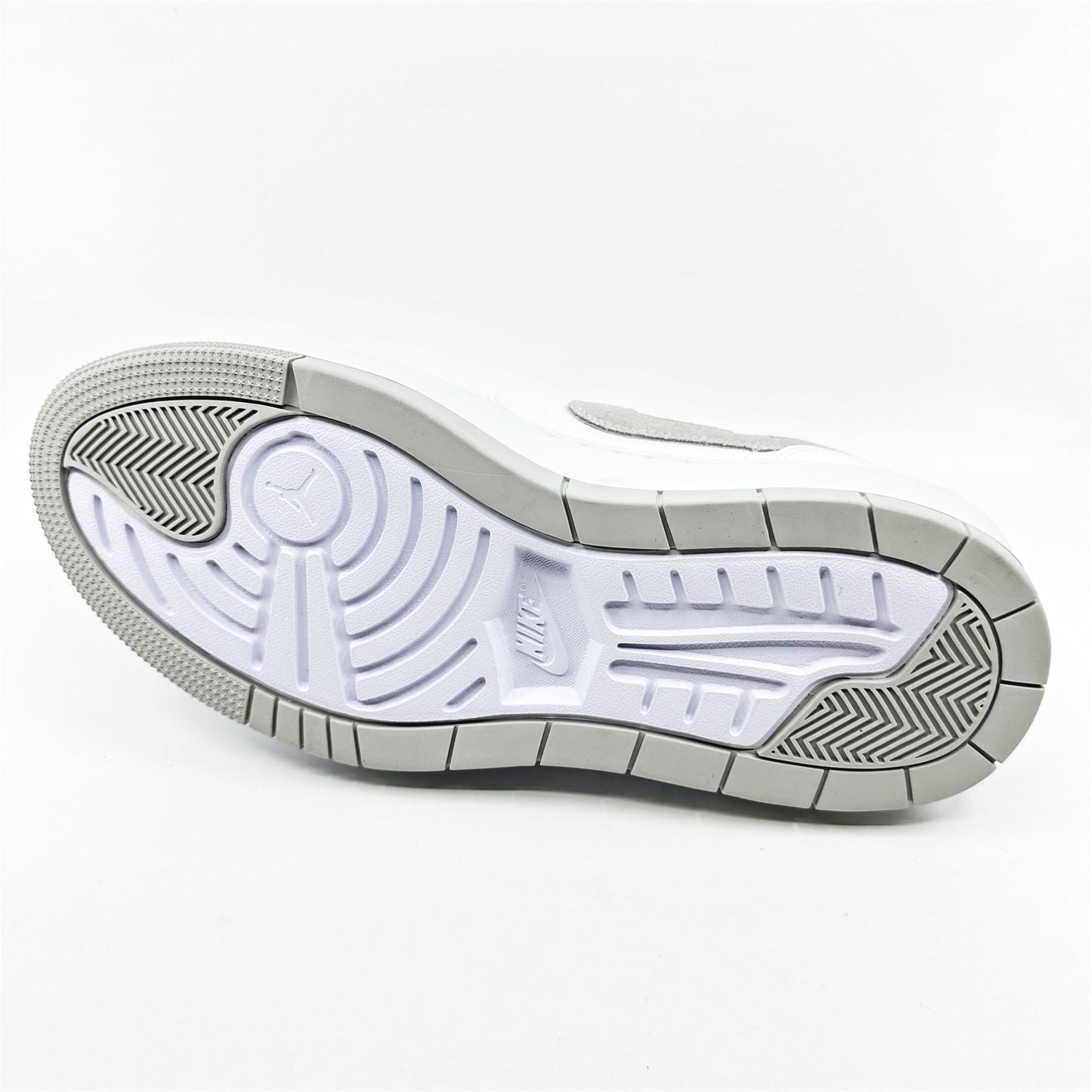 Jordan Air Jordan 1 Elevate Low White Natural Grey White Womens Athletic Sneaker