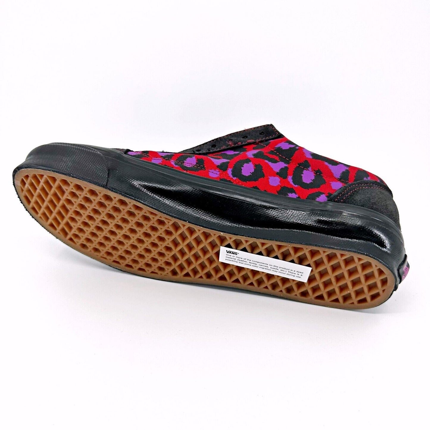 Vans Vault Old Skool Ns OG L (Stray Rats) Raven Racing Red Leopard Mens Sneakers