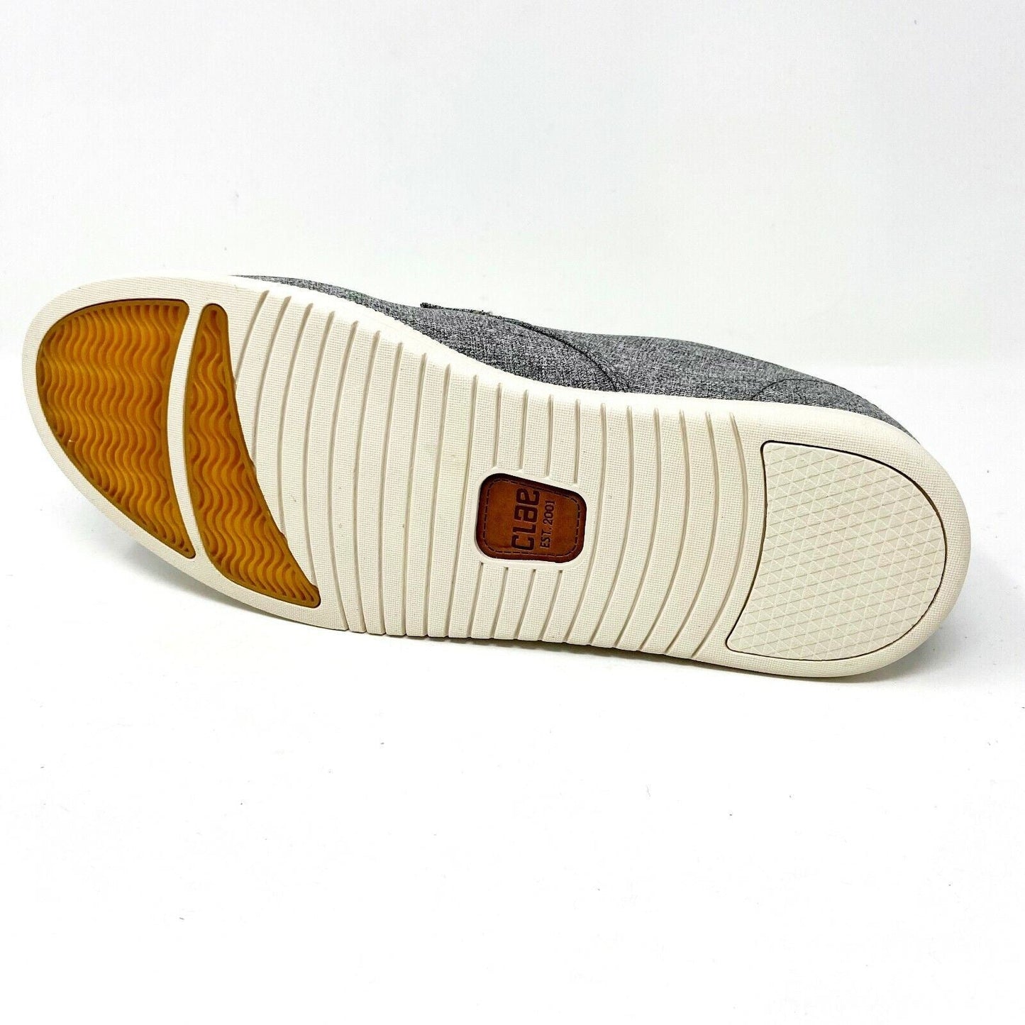 Clae Ellington Textile Redwood Chambray Mens Premium Casual Sneakers