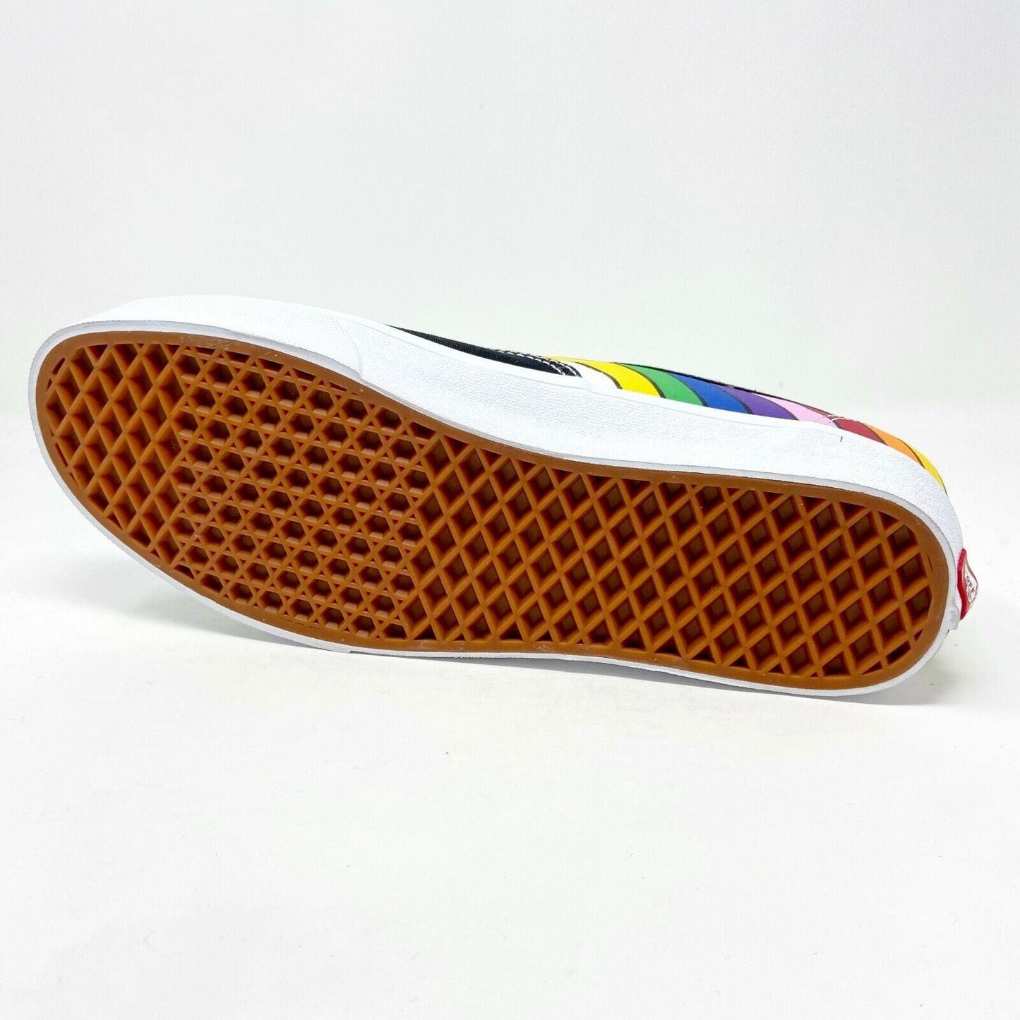 Vans Authentic (Refract) Black True White Rainbow Mens Casual Shoes