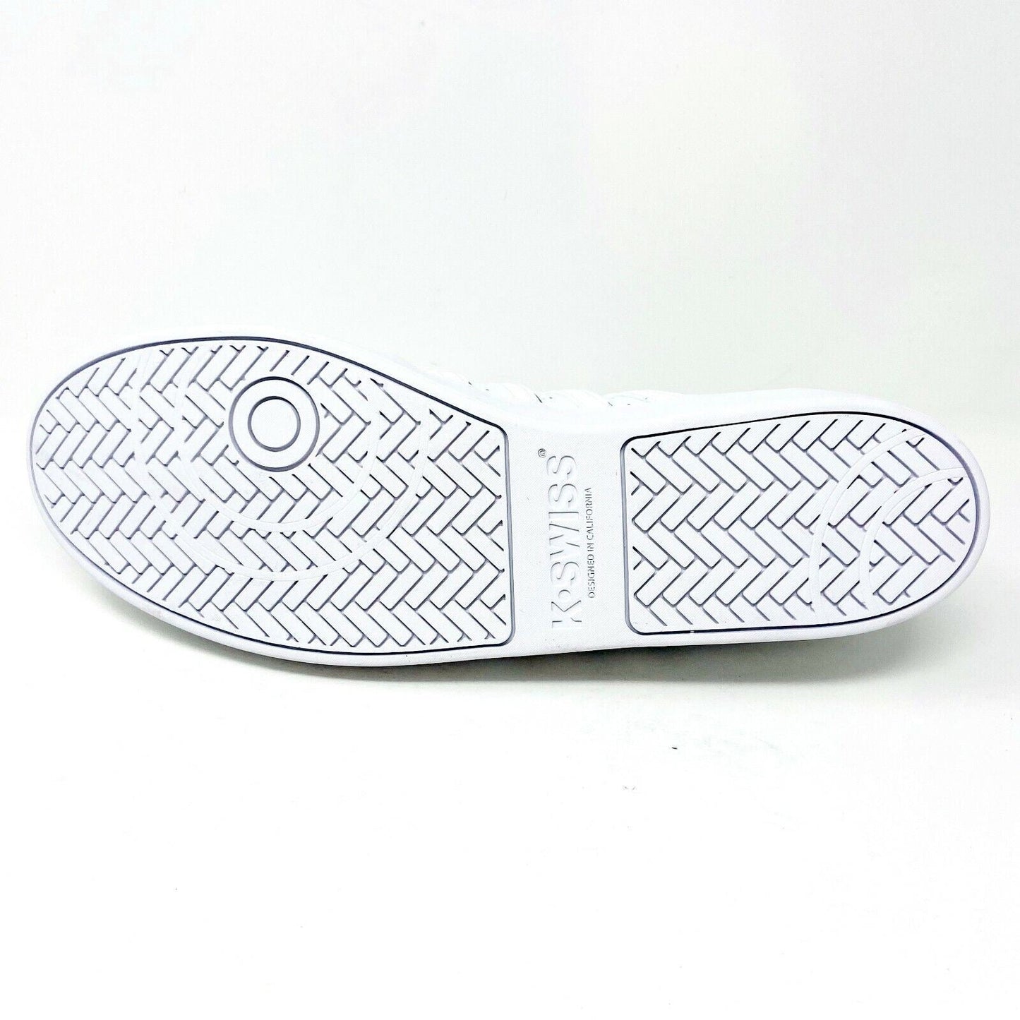 K Swiss Gallen III Triple White Silver Mens Size 14 Casual Sneakers 01977133