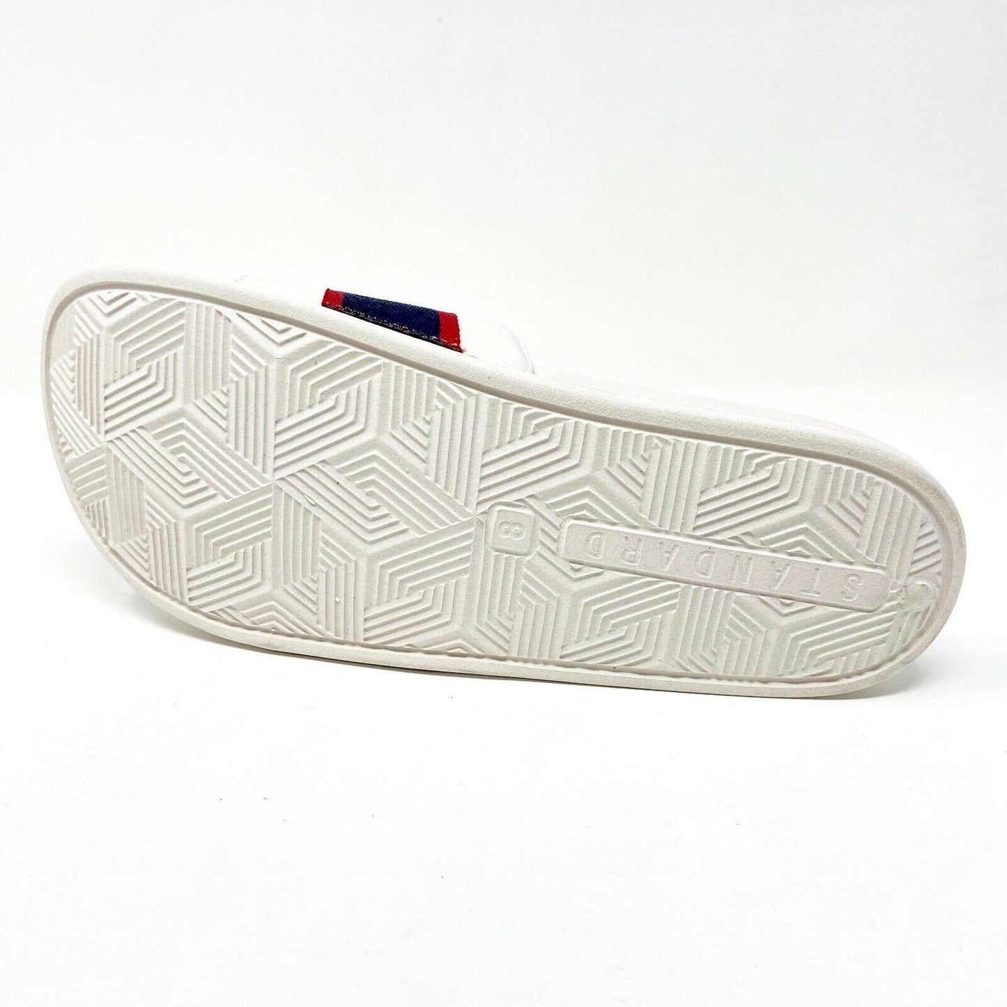 STNDRD Standard Los Angeles Monaco Tan Blue Red Mens Slide Sandals