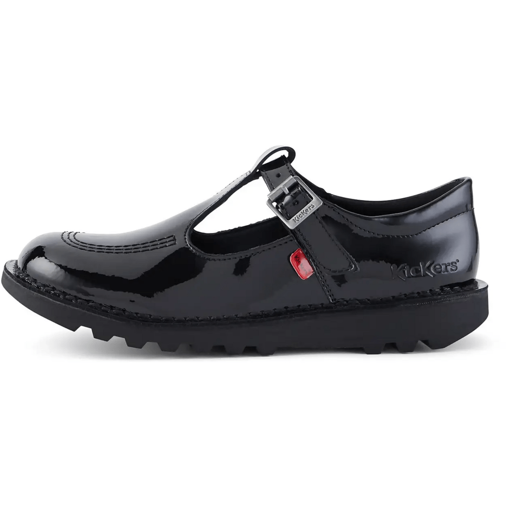Kickers Kick T-Bar Patent Leather Junior
