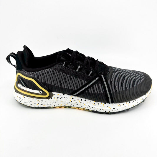 Adidas Solarthon Boost Black Gold Mens Spikeless Golf Shoes FZ1024