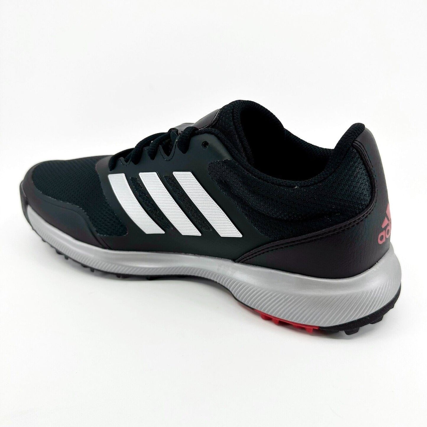 Adidas Tech Response SL Black Silver Red Mens Spikeless Golf Shoes EG5313