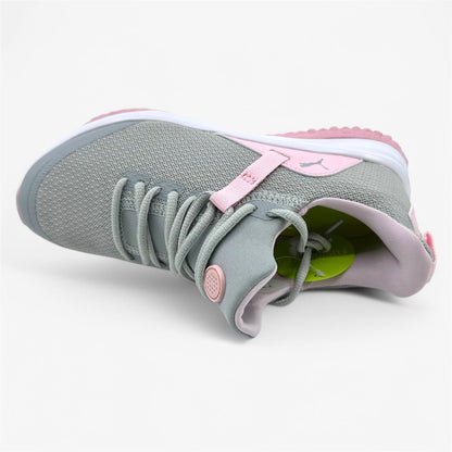 PUMA Fusion Evo High Rise Pink Lady Kids Girls Spikeless Golf Shoes