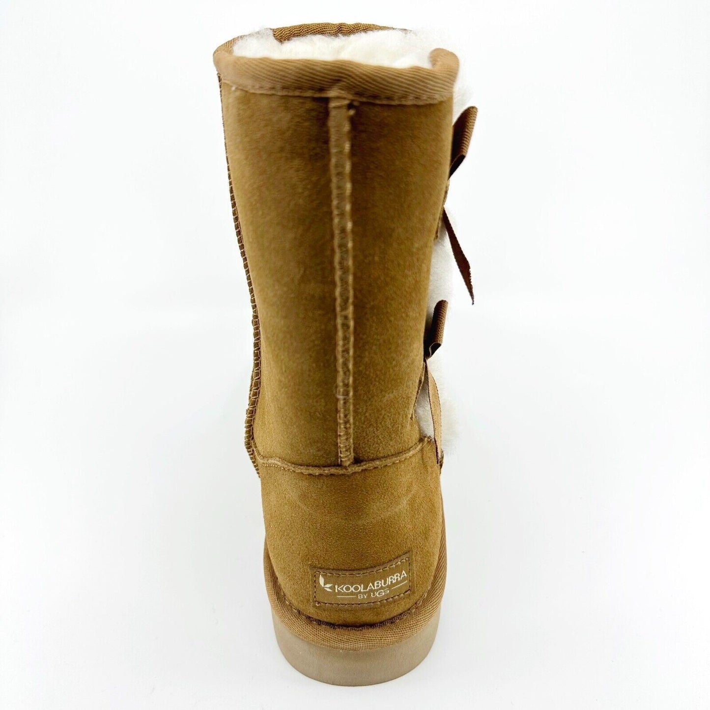 Koolaburra by UGG Womens Victoria Short Chestnut Suede Faux Fur Shearling Boots