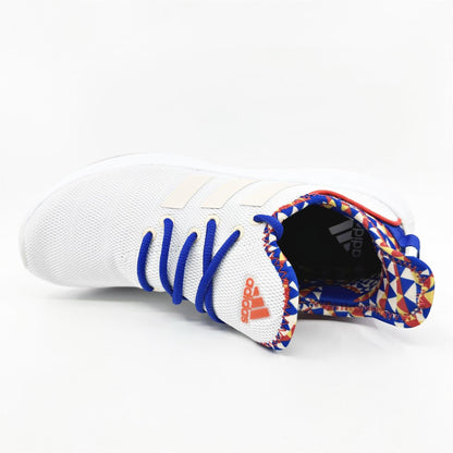 Adidas Cloudfoam Pure SPW Cloud White Orange Red Womens Athletic Sneakers