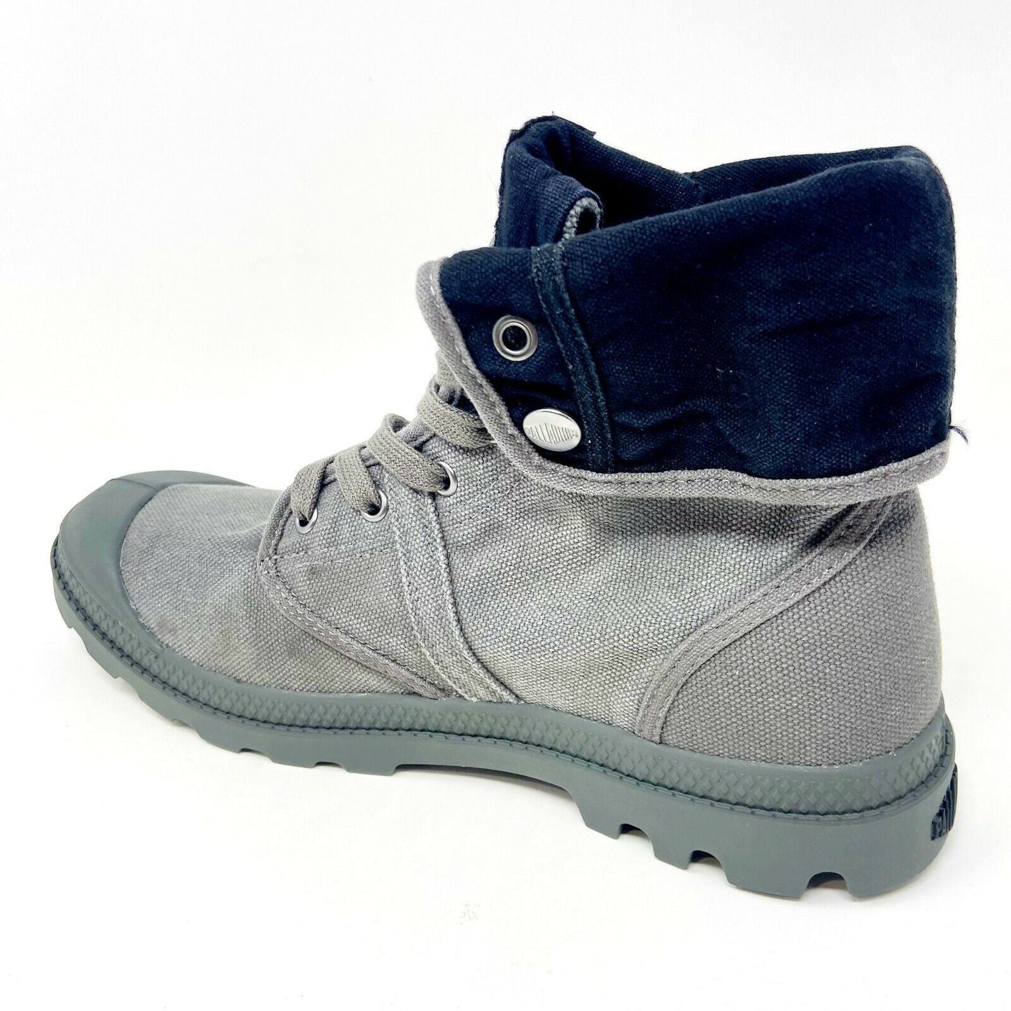 Palladium Mens Pallabrouse Baggy Metal Black Combat Boots 02478 029