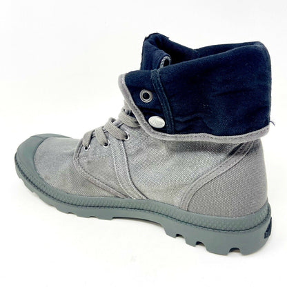 Palladium Mens Pallabrouse Baggy Metal Black Combat Boots 02478 029
