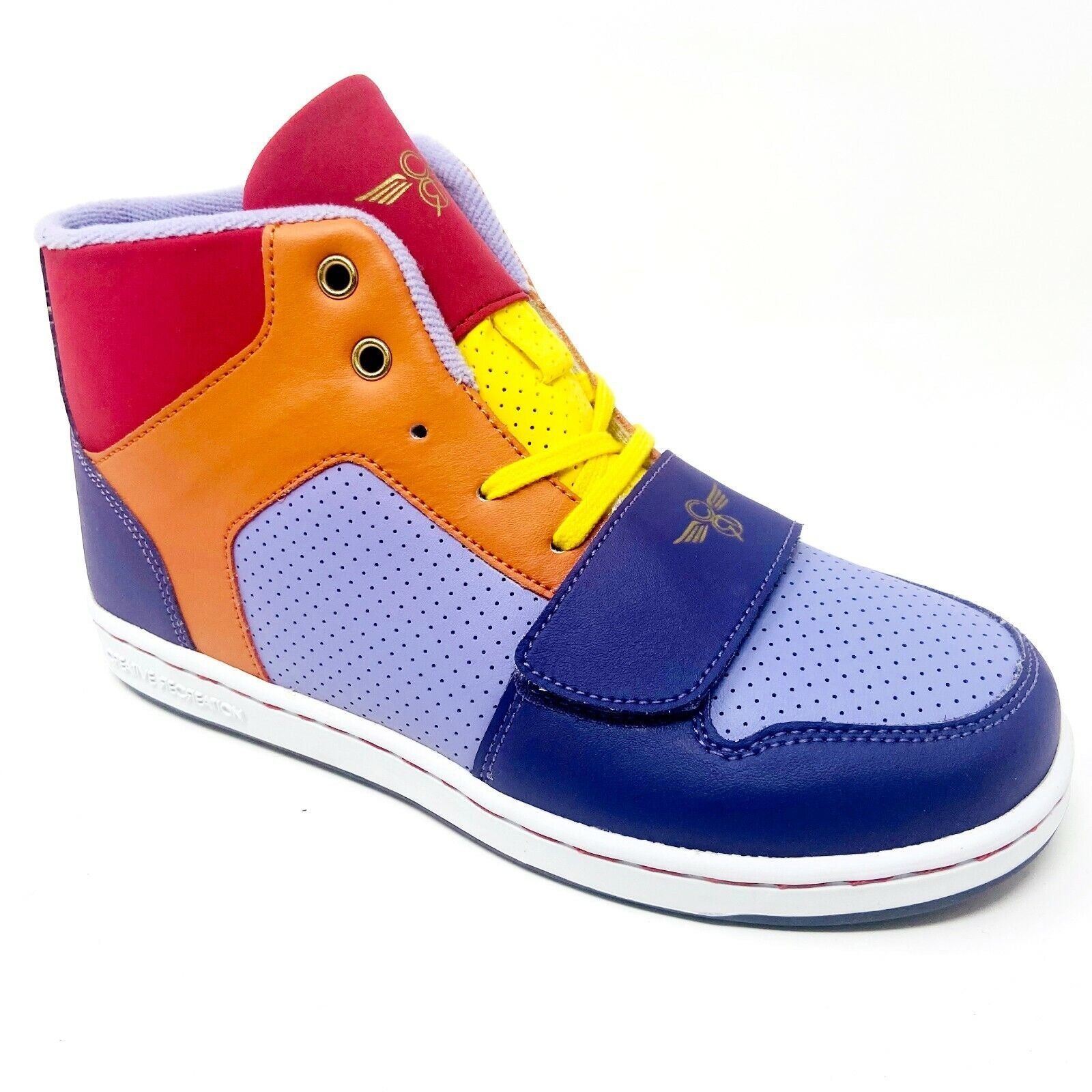 Creative Recreation Cesario Purple Red Orange Yellow Youth Kids Sneakers