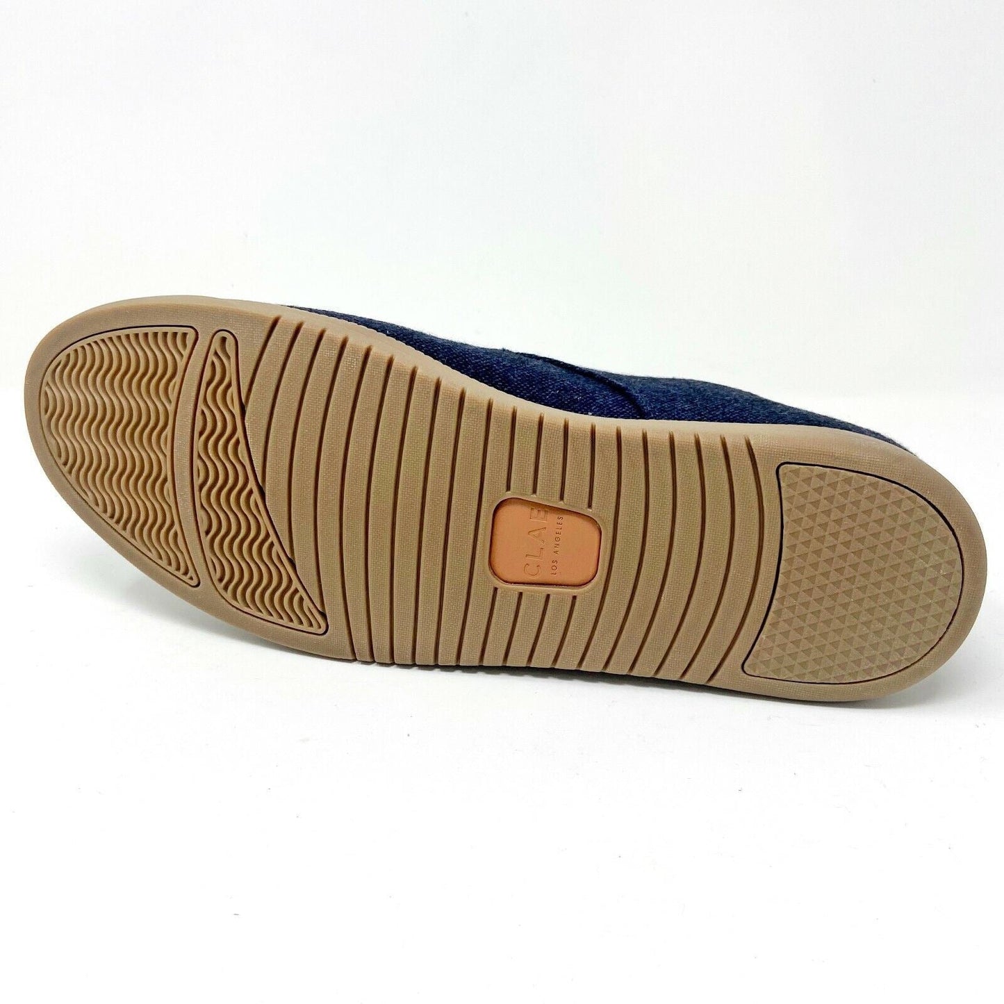 Clae Ellington Textile Navy Tobacco Textile Mens Premium Casual Sneakers
