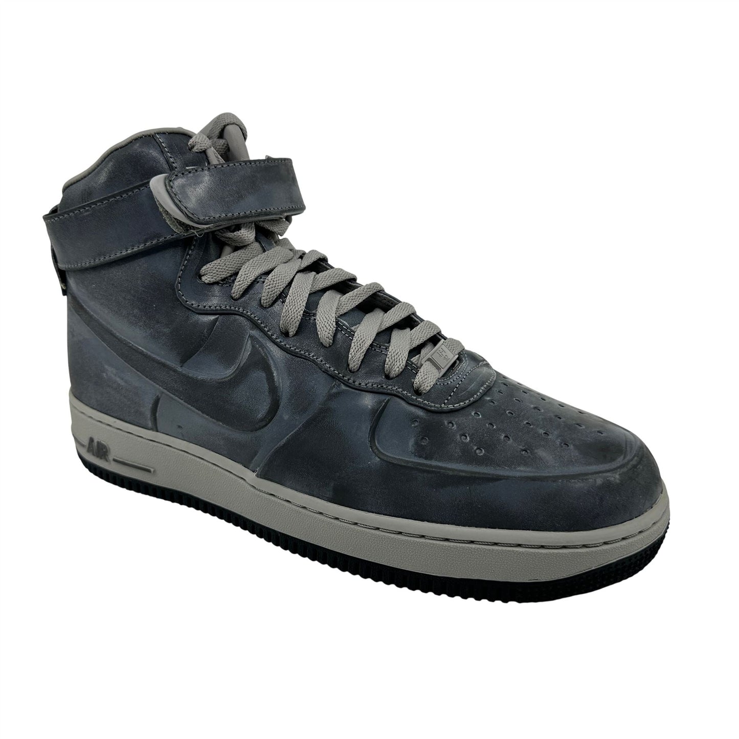 Nike Air Force 1 High VT Supreme Grey Black Mens Athletic Sneaker