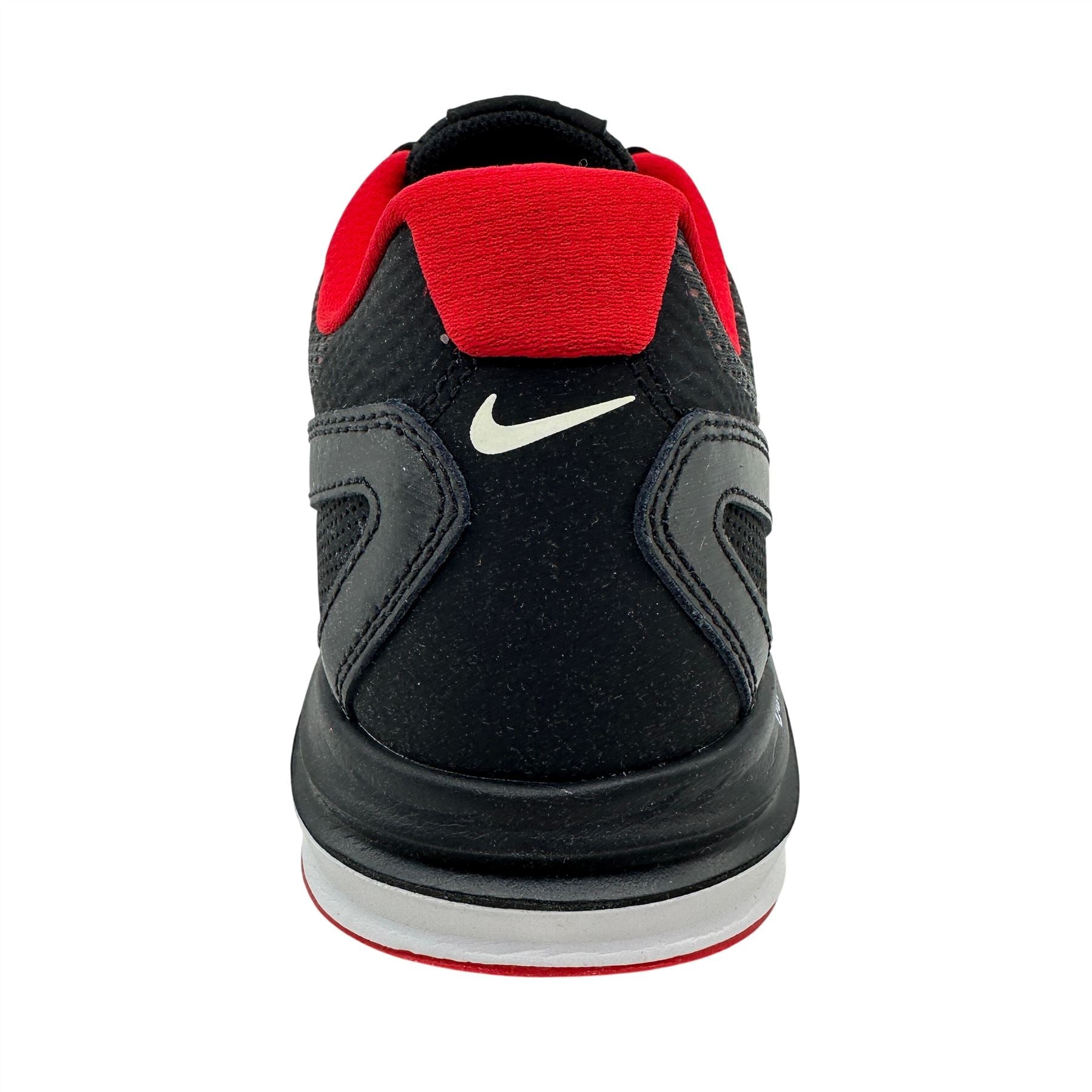 Nike Dual Fusion Run 3 Black White University Red Mens Athletic Sneaker