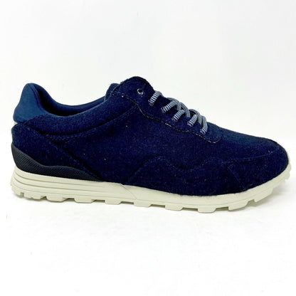 Clae Hoffman Deep Navy Wool Mens Size 10 Premium  Sneakers