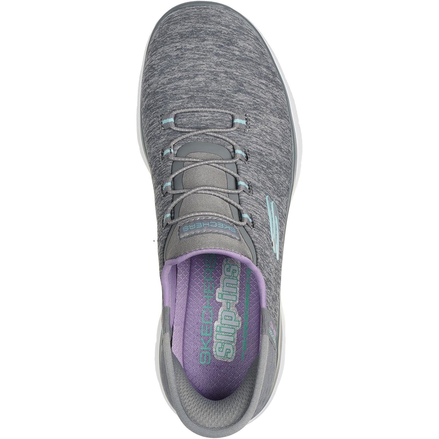 Women's Wide Fit Skechers 149937 Slip-ins Summits Dazzling Trainers