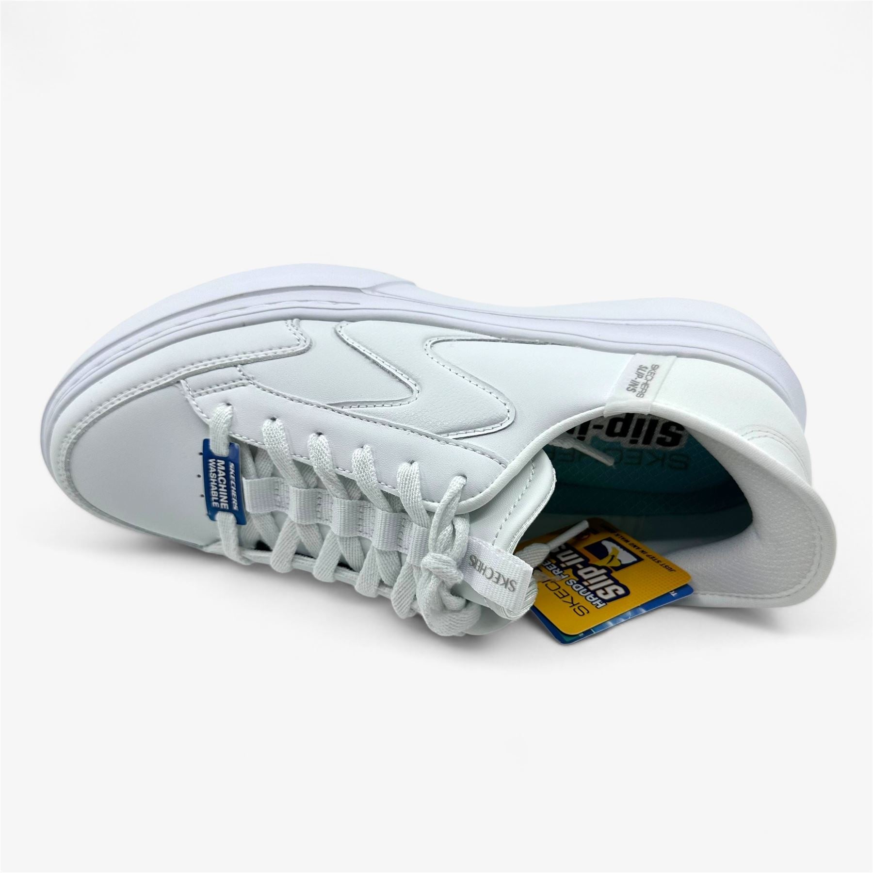 Skechers Cordova Classic New Reign White Womens Athletic Sneaker